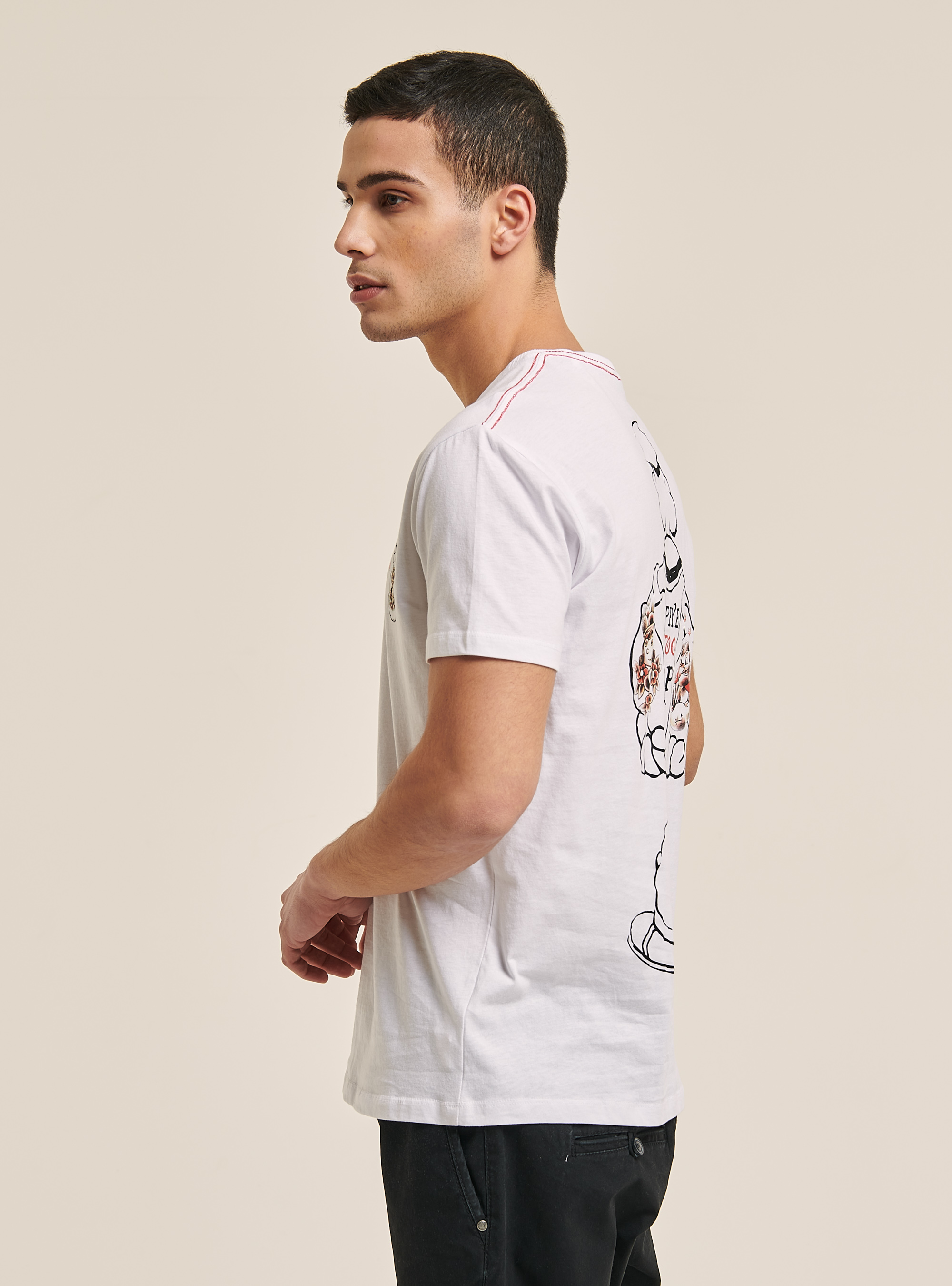 T-shirt Popeye / Alcott, WHITE