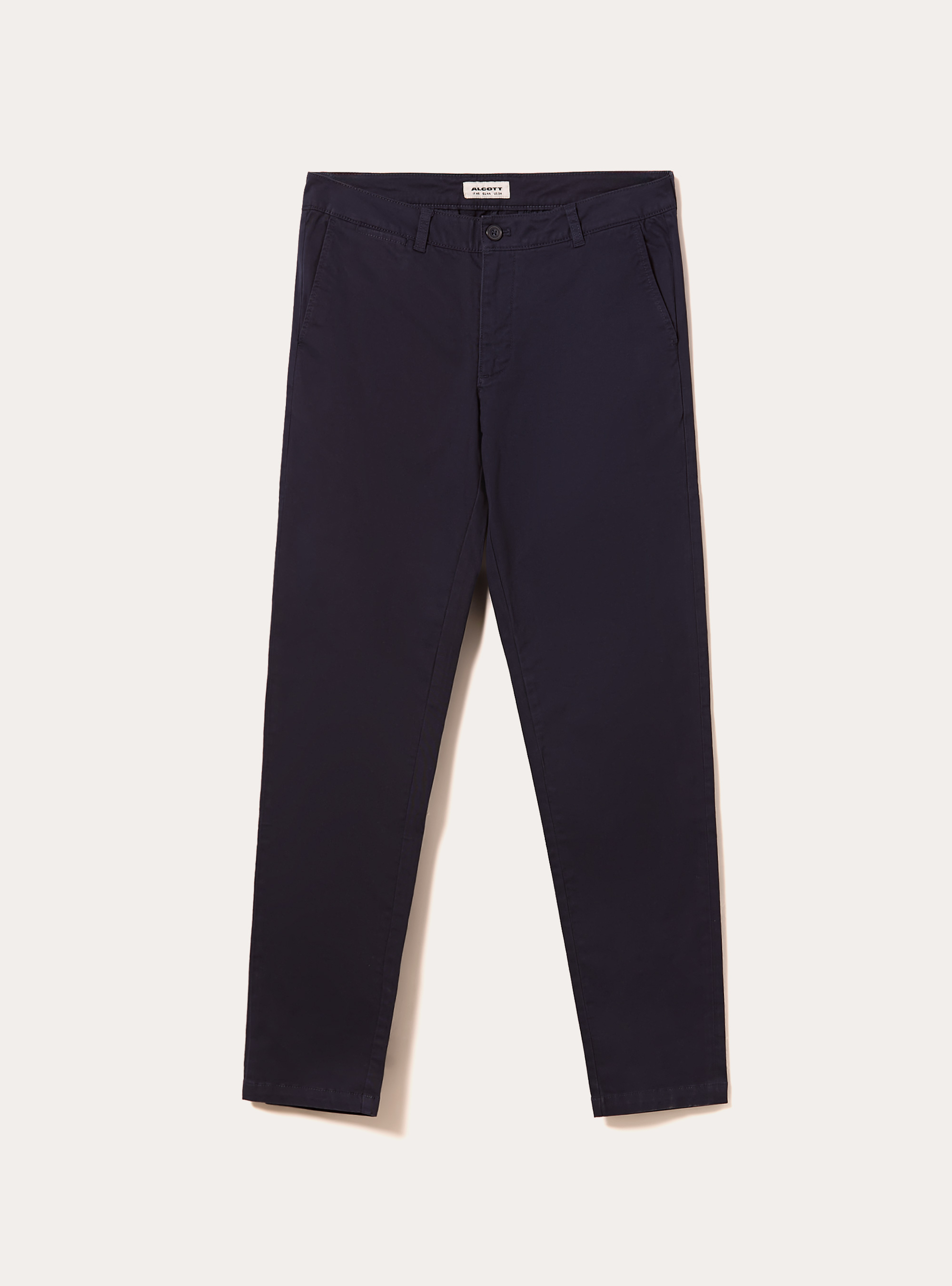 Skinny Fit Chino-Hose aus Stretch-Twill, BL1 BLUE DARK
