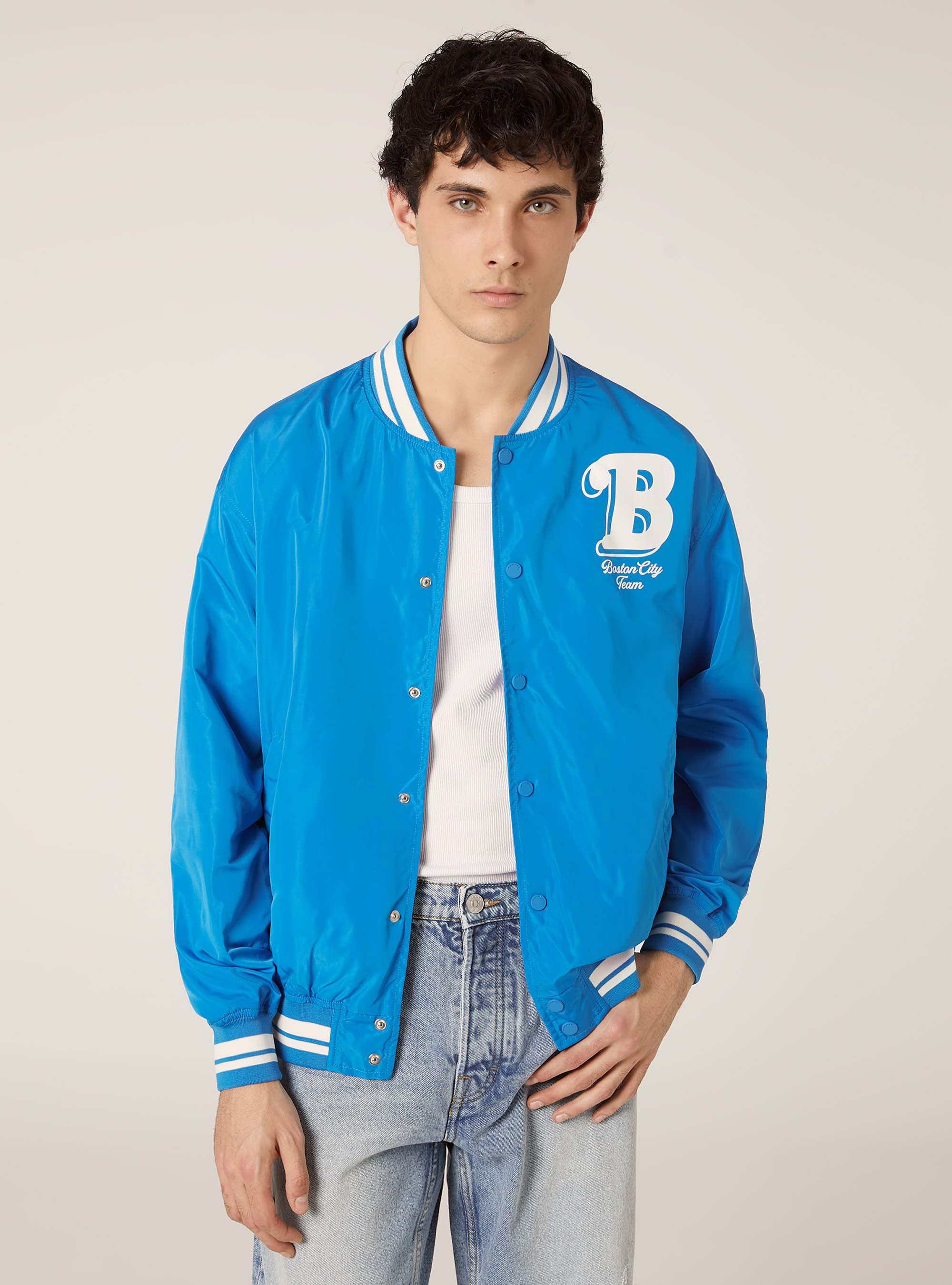 Lightweight bomber jacket with print, RY3 ROYALE LIGHT