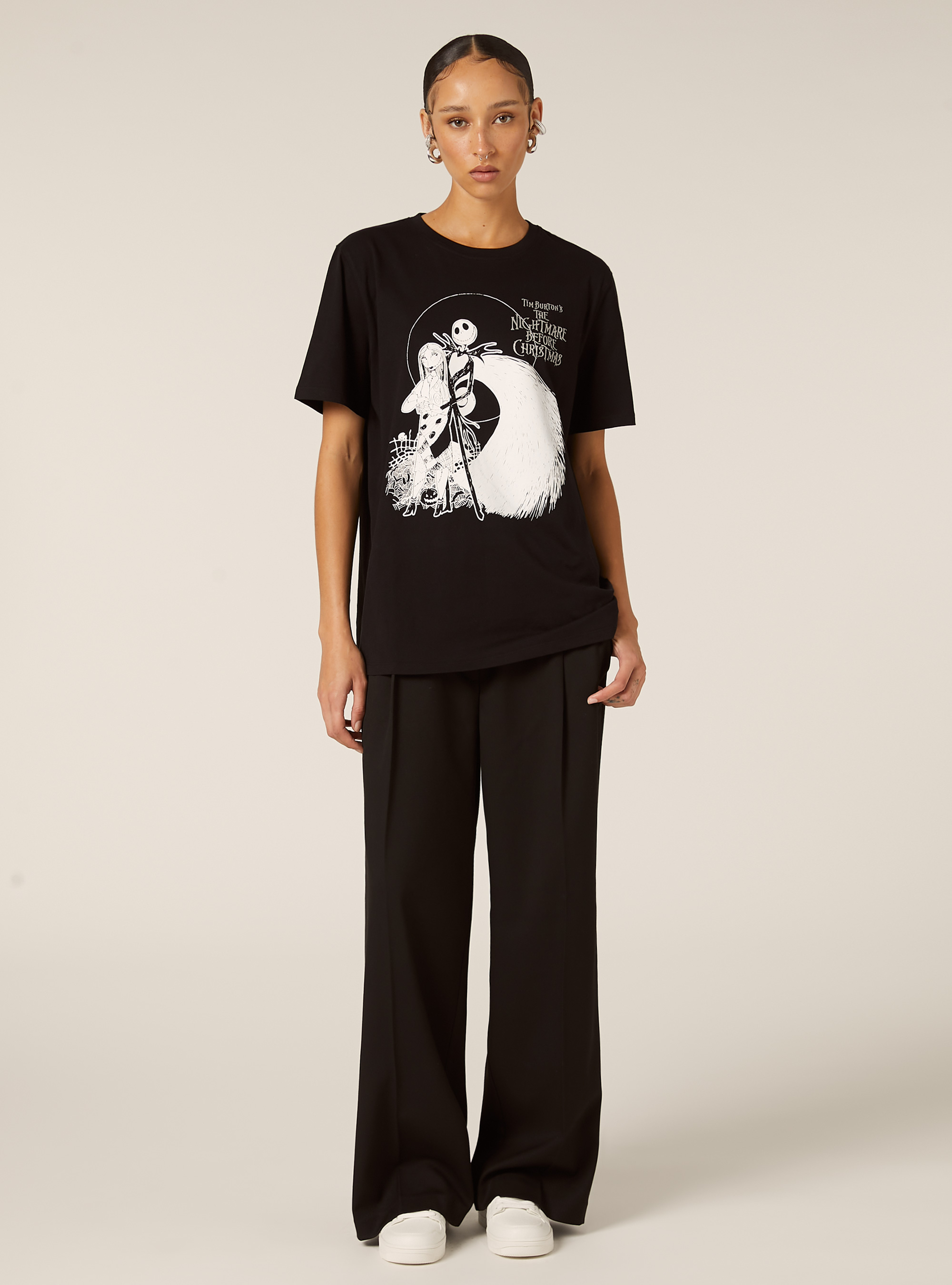 The Nightmare Before Christmas T-shirt / Alcott, BK1 BLACK