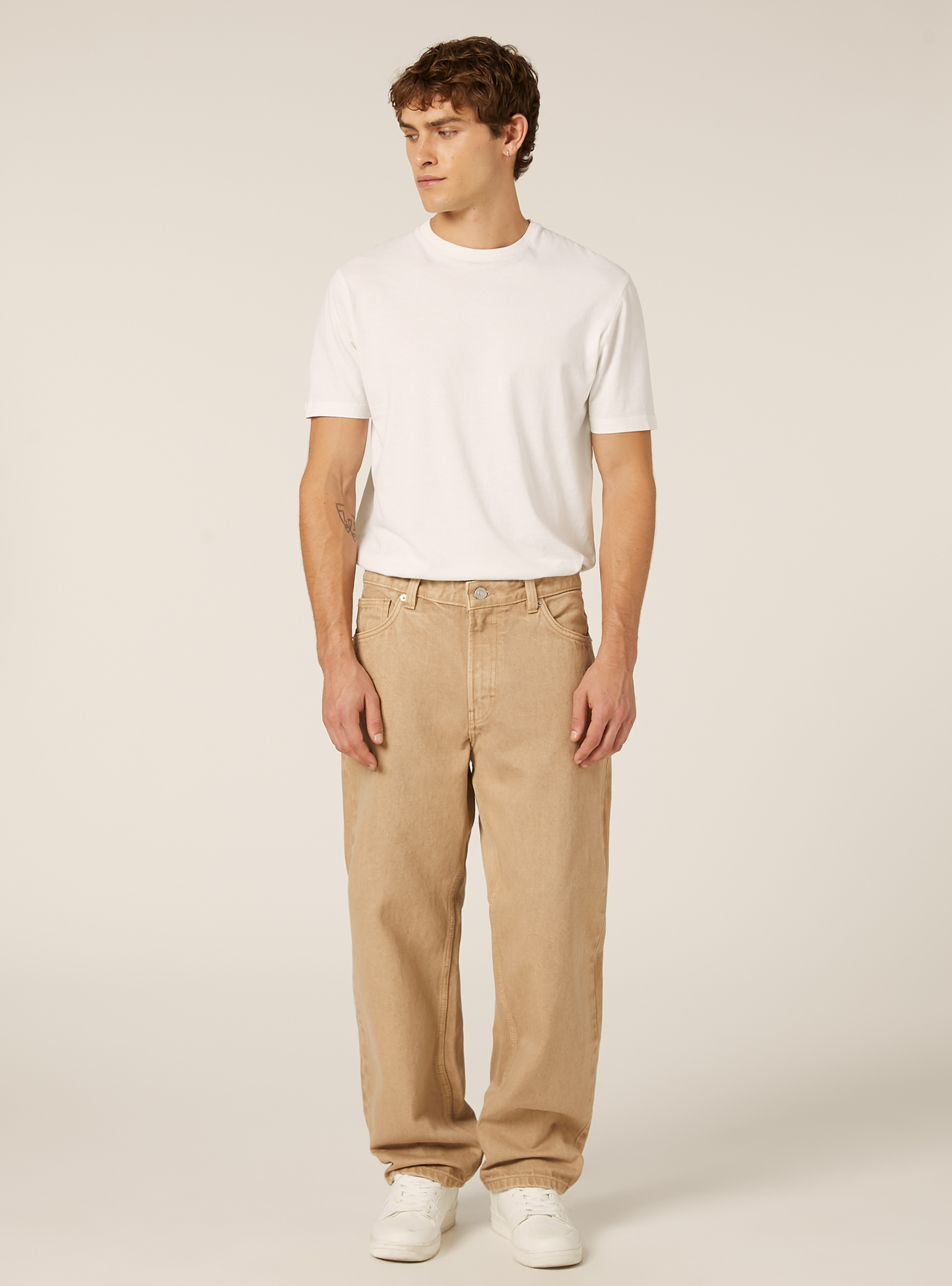 Tapered fit trousers, BG2 BEIGE MEDIUM