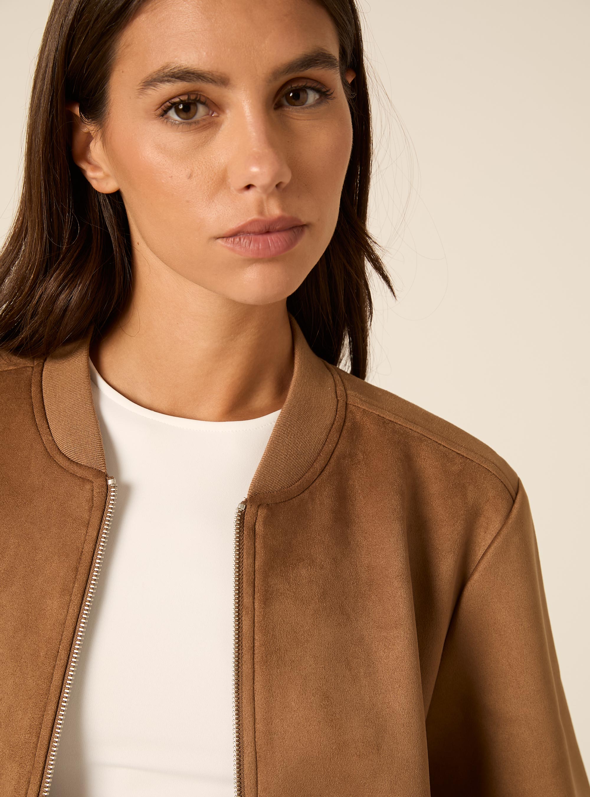 Bomber effetto camoscio, TB2 TOBACCO MEDIUM