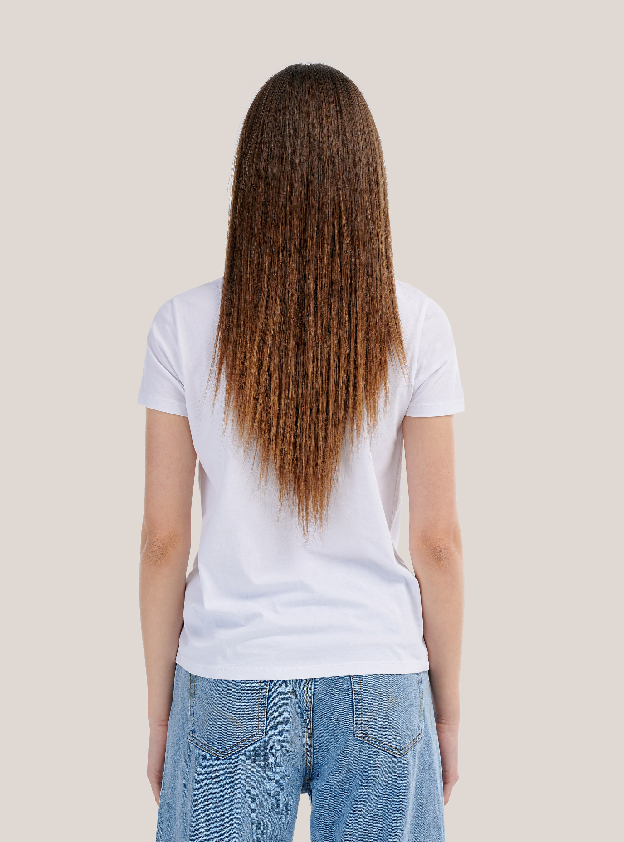 T-shirt solo color essential, BLANCO