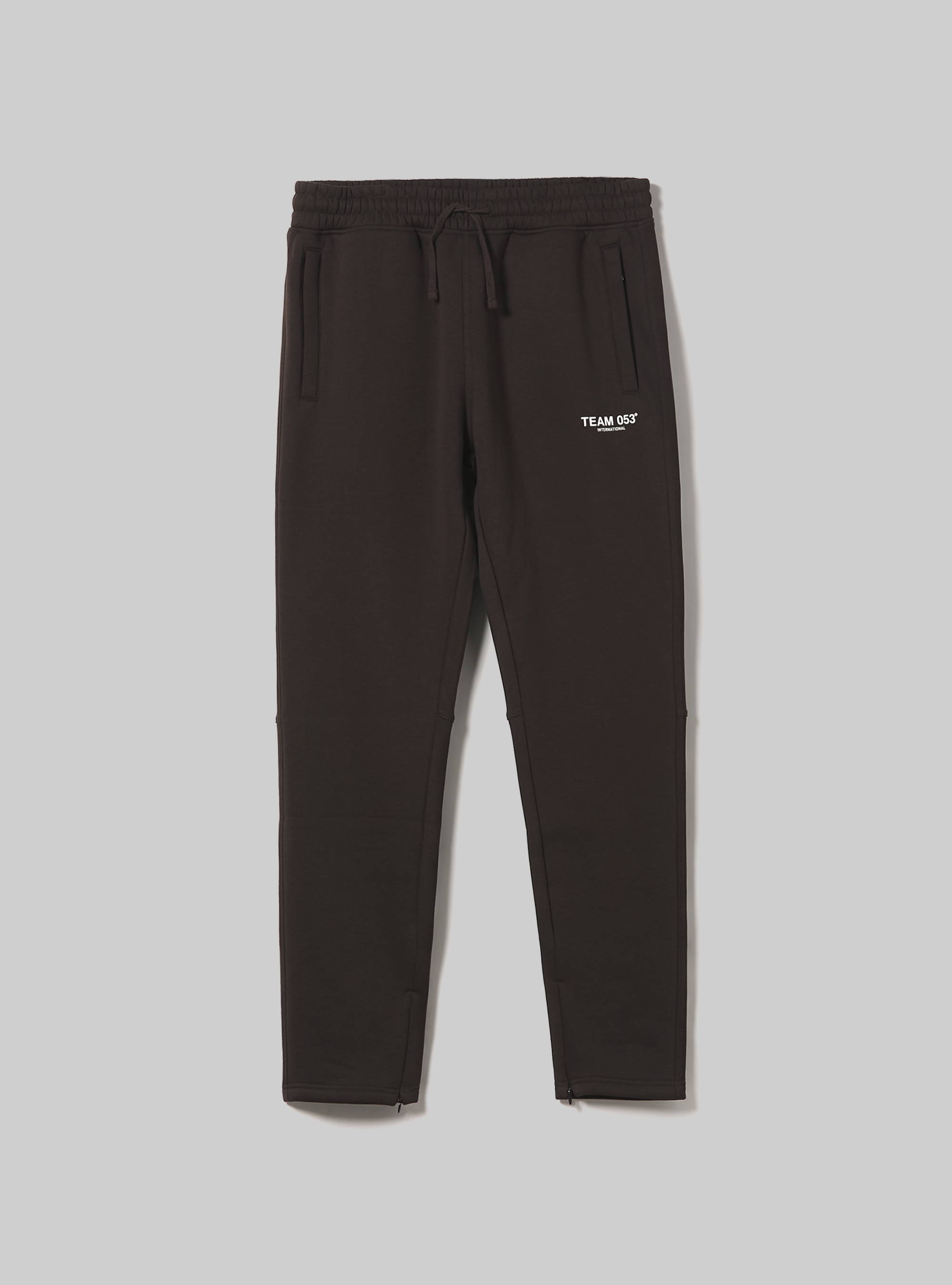 Jogger trousers with Team 053 print, BR1 BROWN DARK