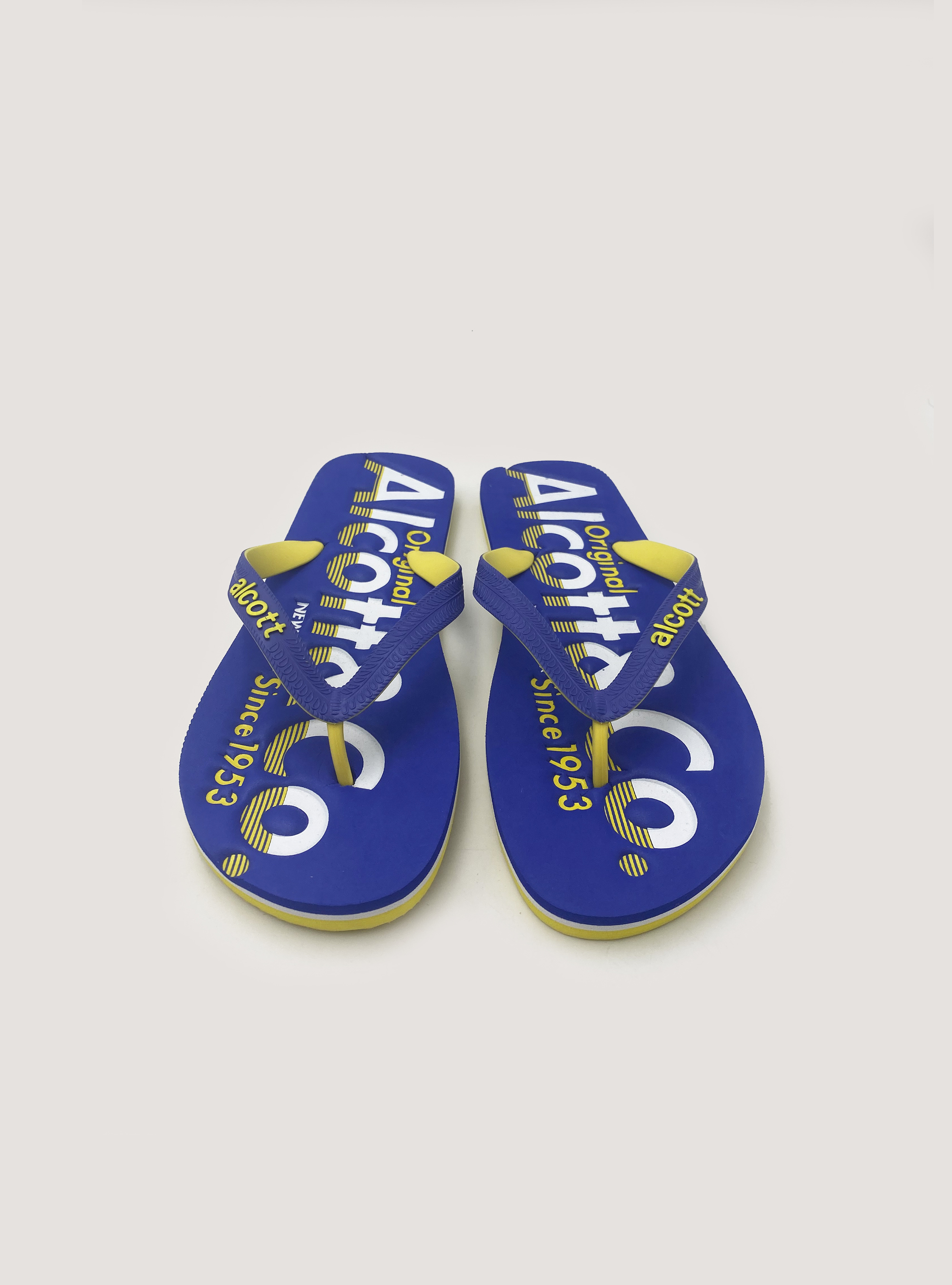 Flip-flops with logo, C2227 ROYALE
