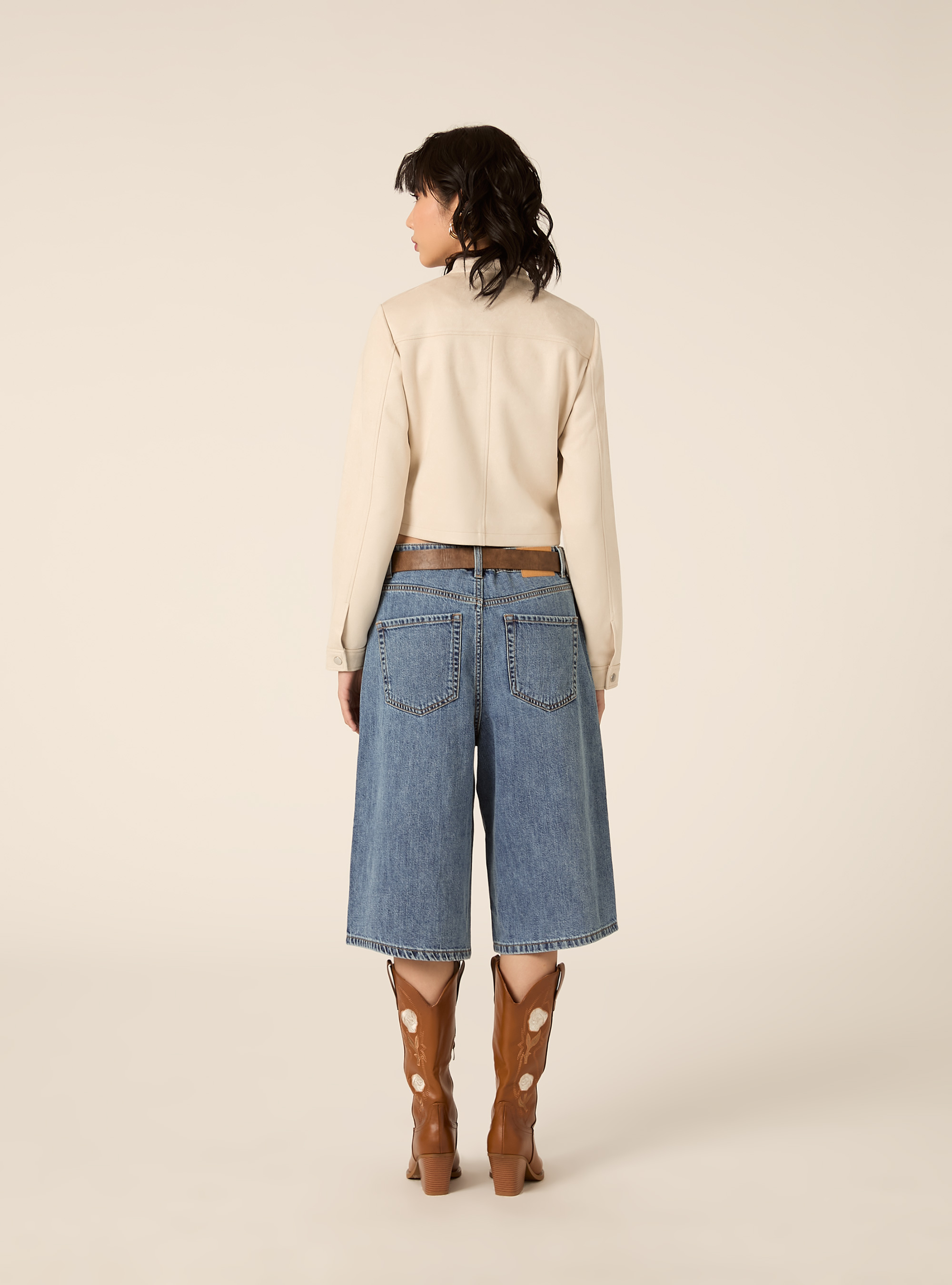 Giubbotto effetto camoscio, SA2 SAND MEDIUM