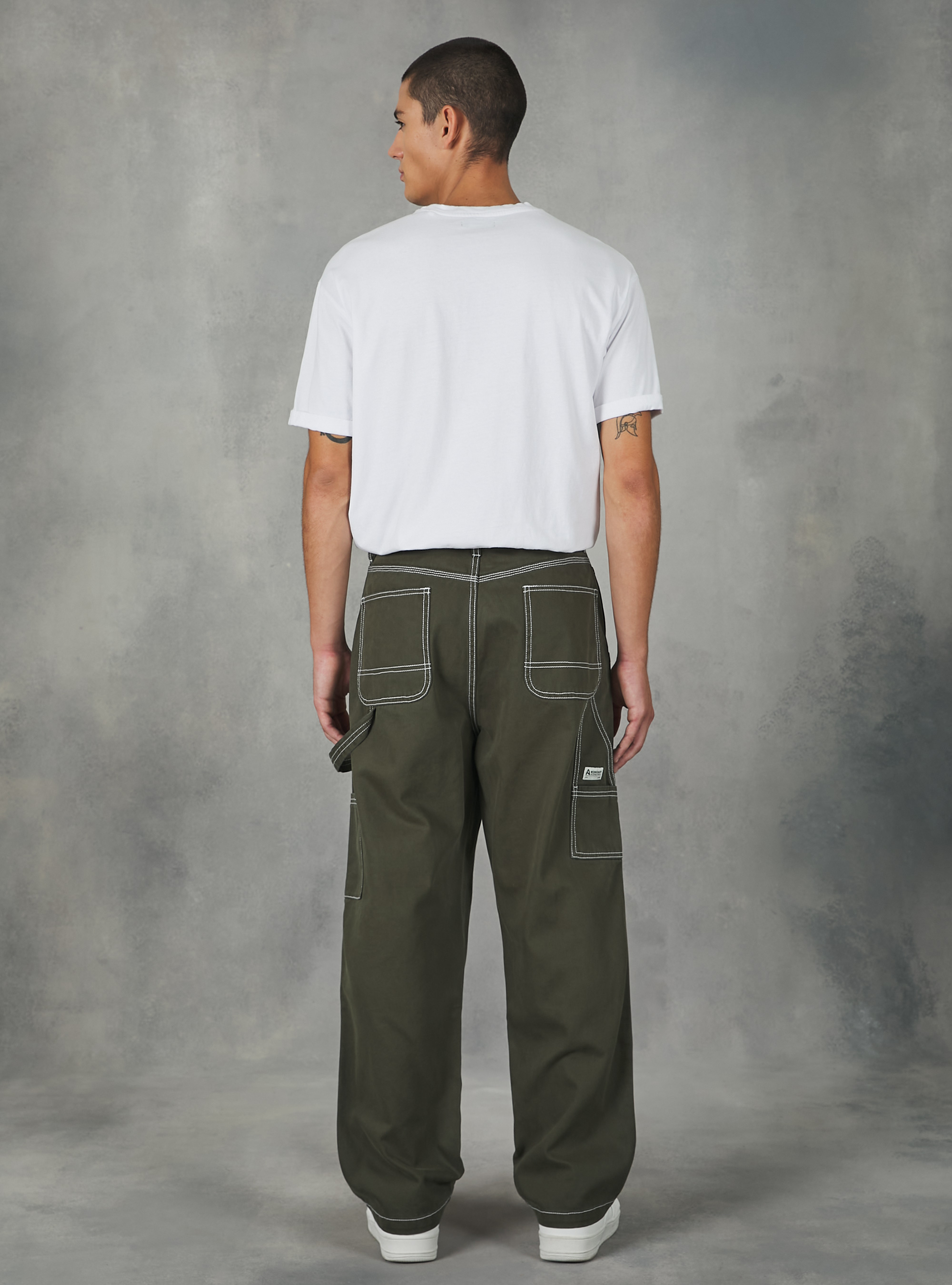 Carpenter canvas trousers, KY2 KAKY MEDIUM