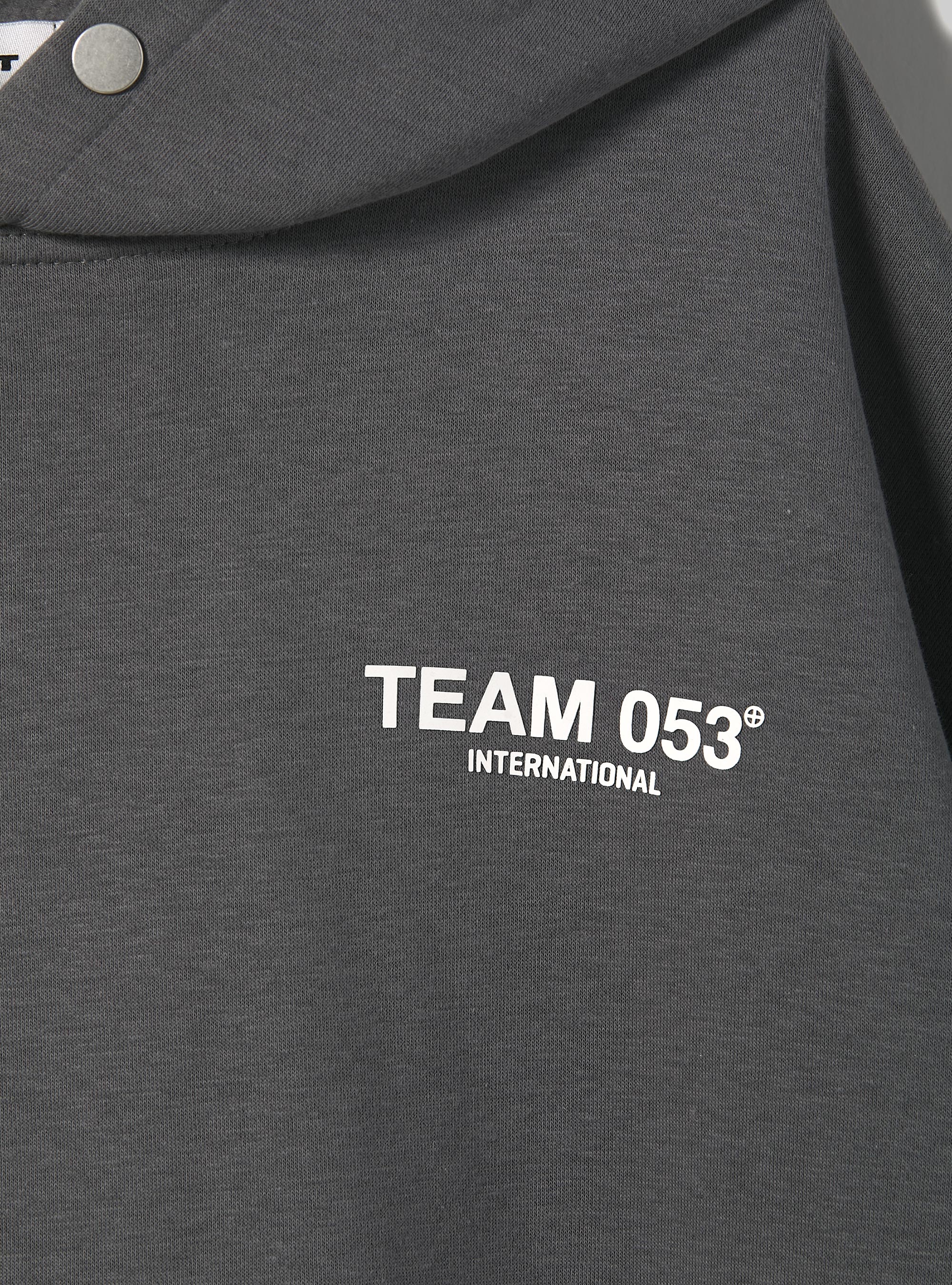 Sweatshirt with Team 053 print, GY1 GREY DARK