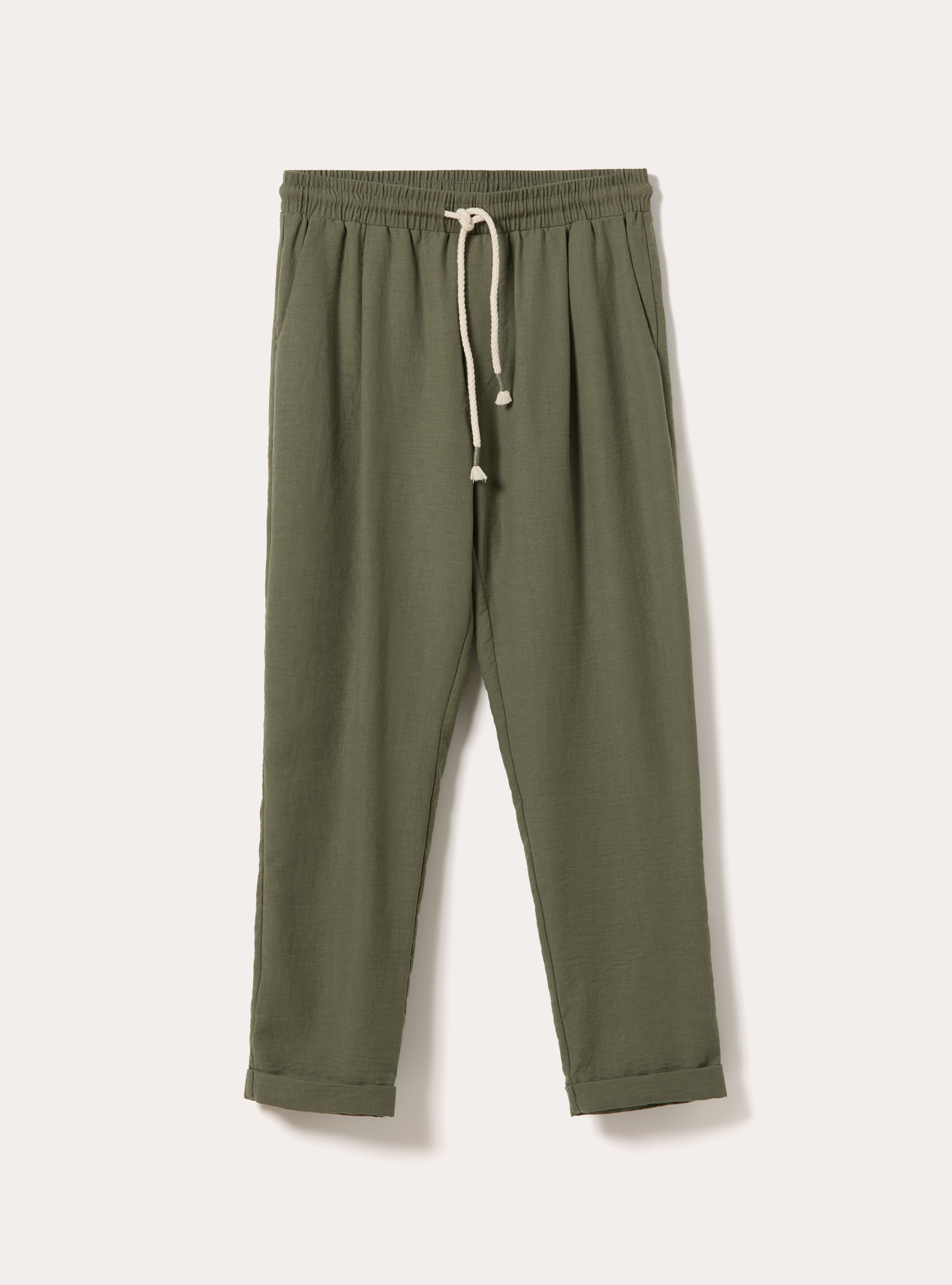 Pantalaccio basico con elastico in vita e coulisse, KY2 KAKY MEDIUM