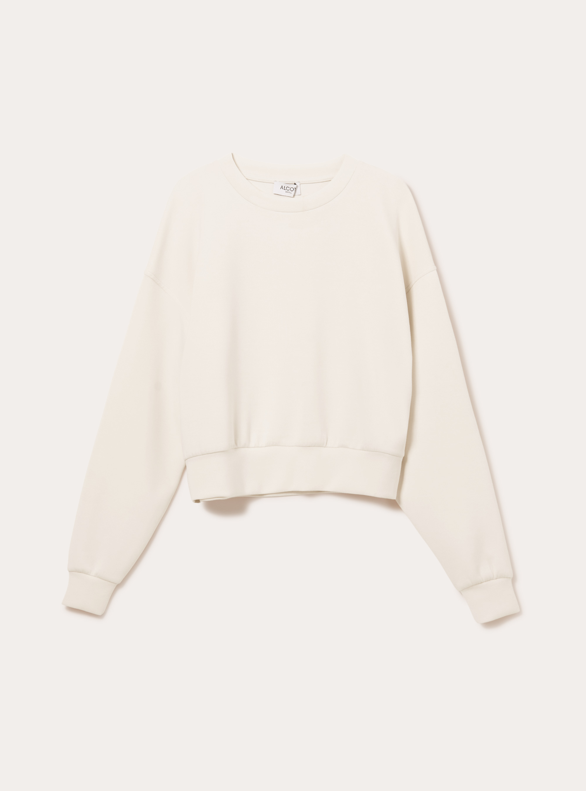 Soft touch sweatshirt, CR3 CREAM LIGHT