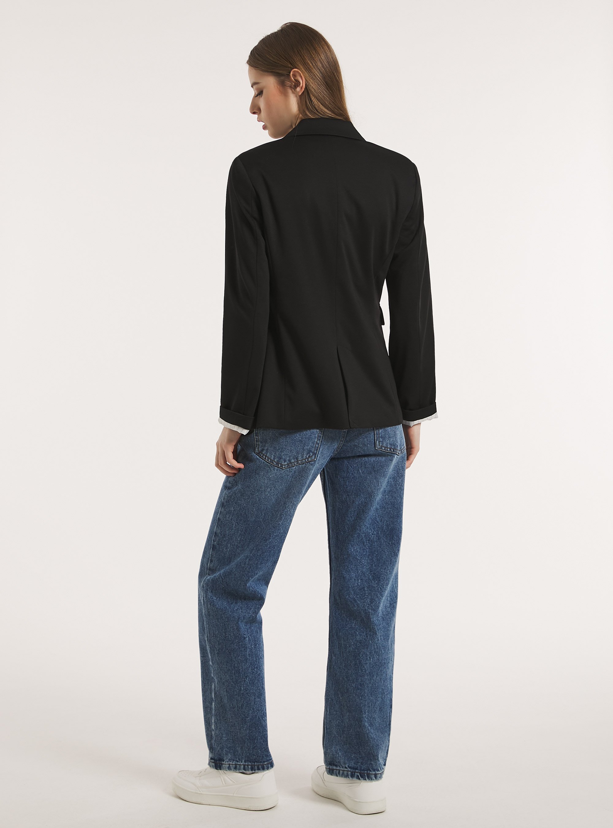 Jersey blazer, BK1 BLACK