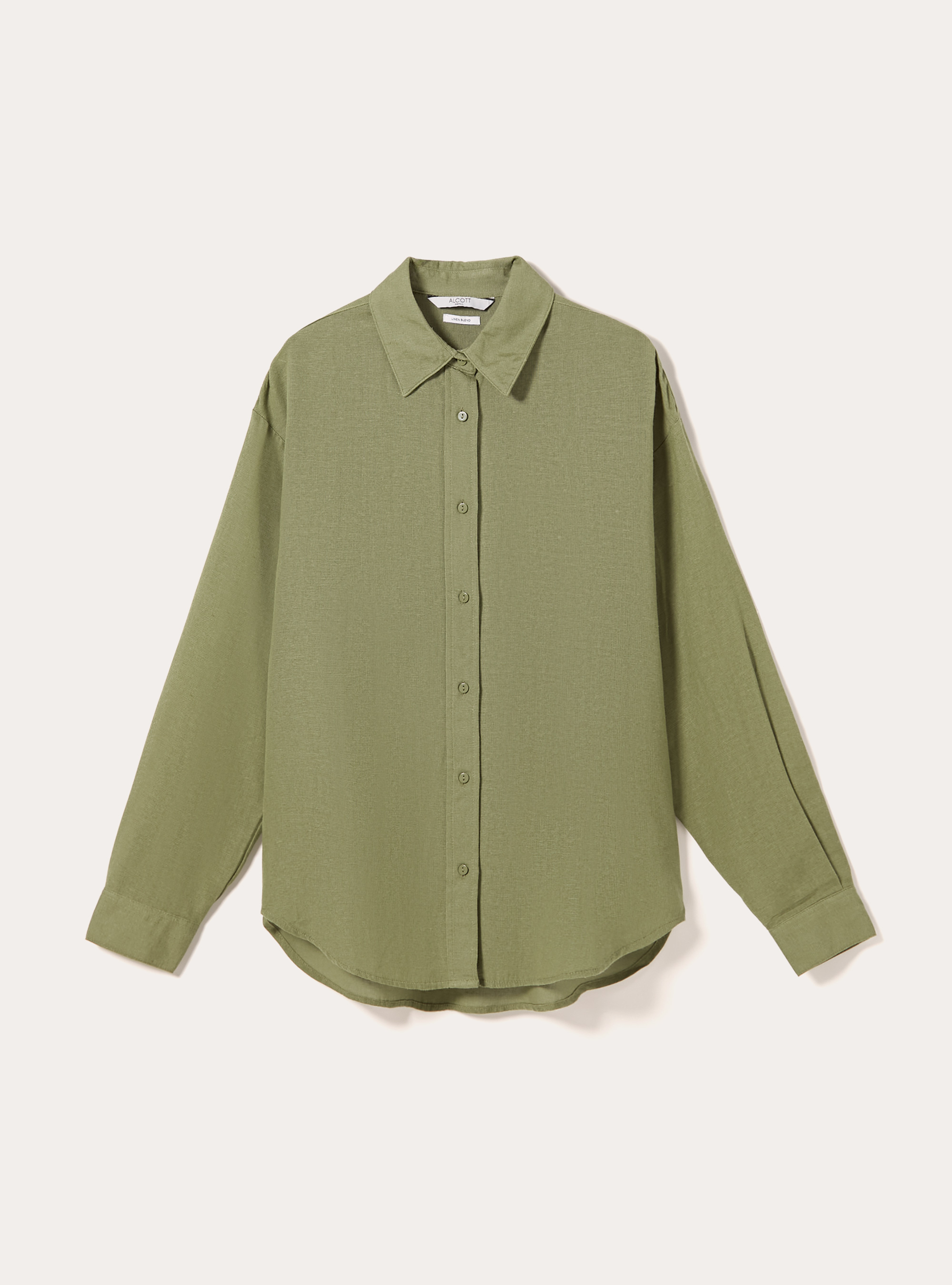 Camicia in lino comfort fit, KY2 KAKY MEDIUM