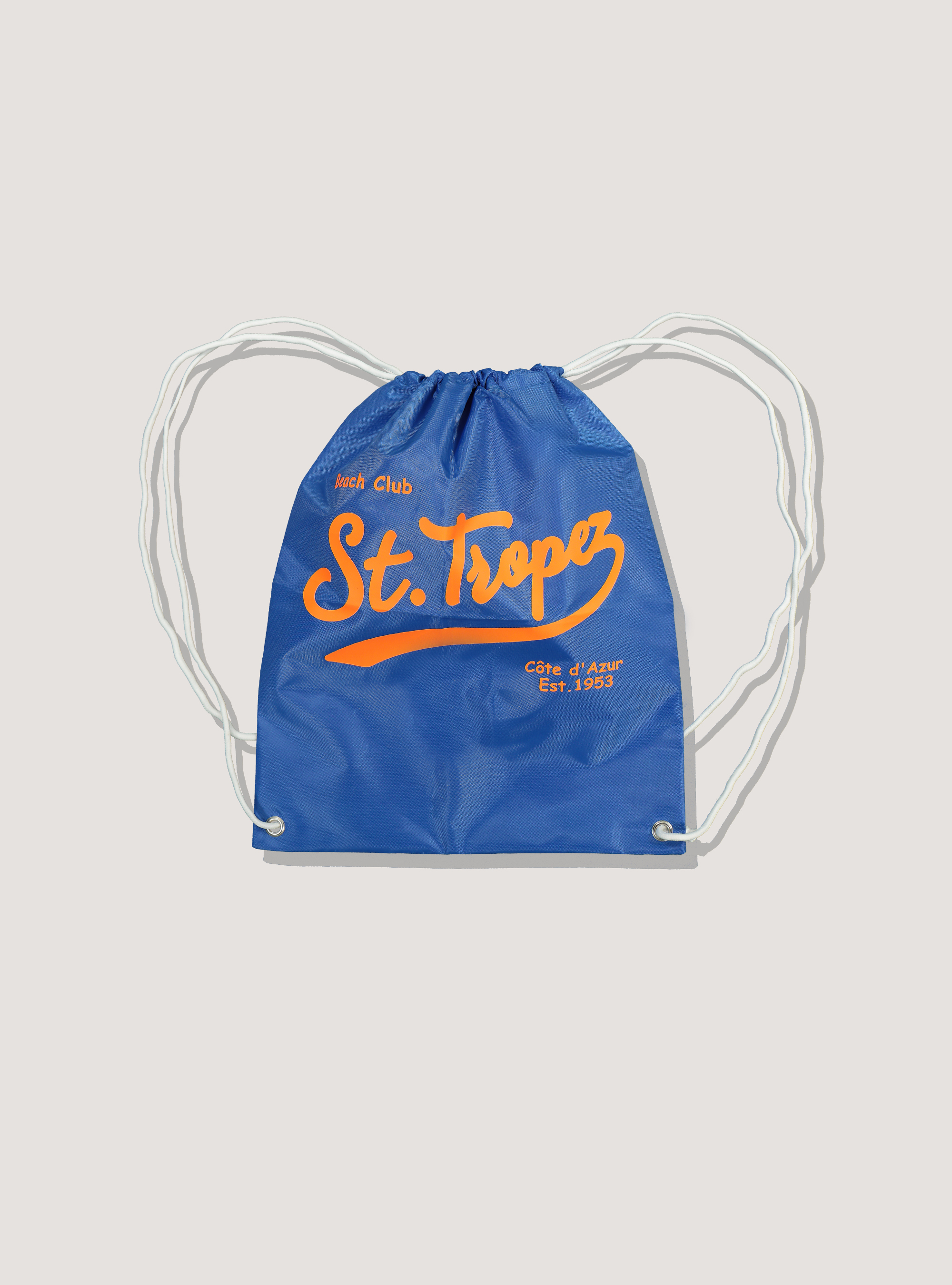 Zaino a sacchetto con stampa, C2291 AZZURRE