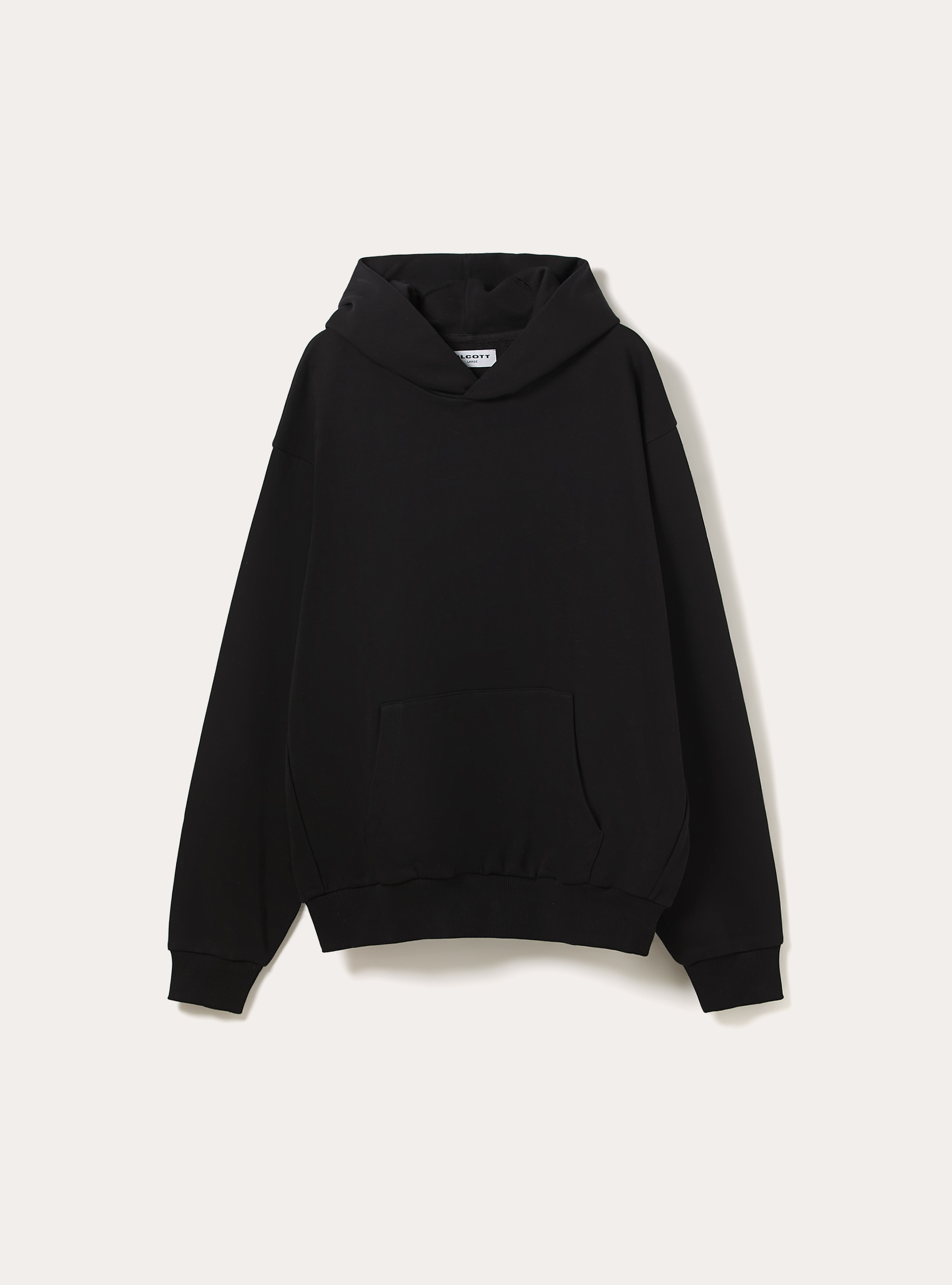 Sweat-shirt ample &agrave; capuche, BK1 BLACK