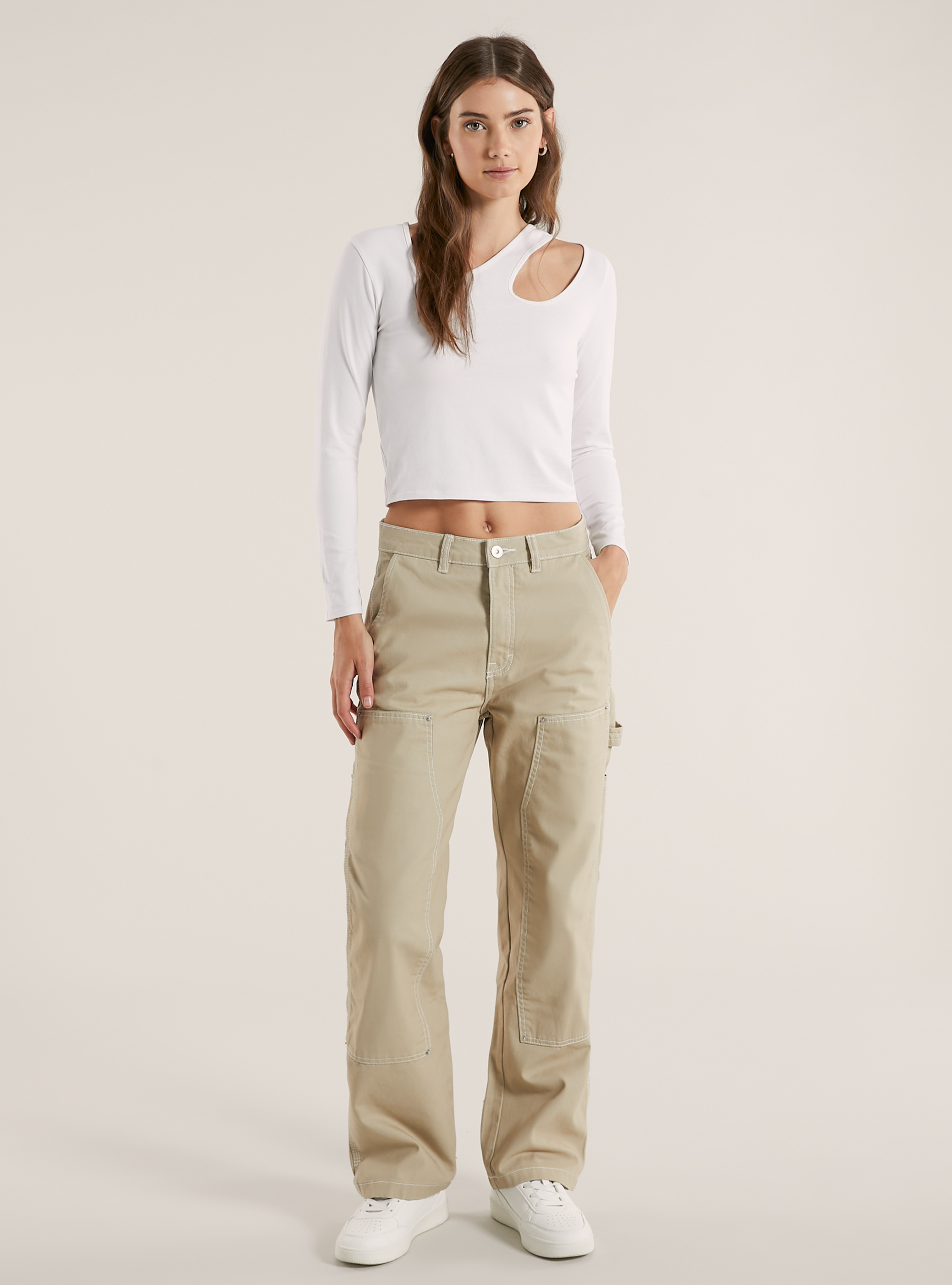 Carpenter canvas trousers | Alcott | Women's Trousers