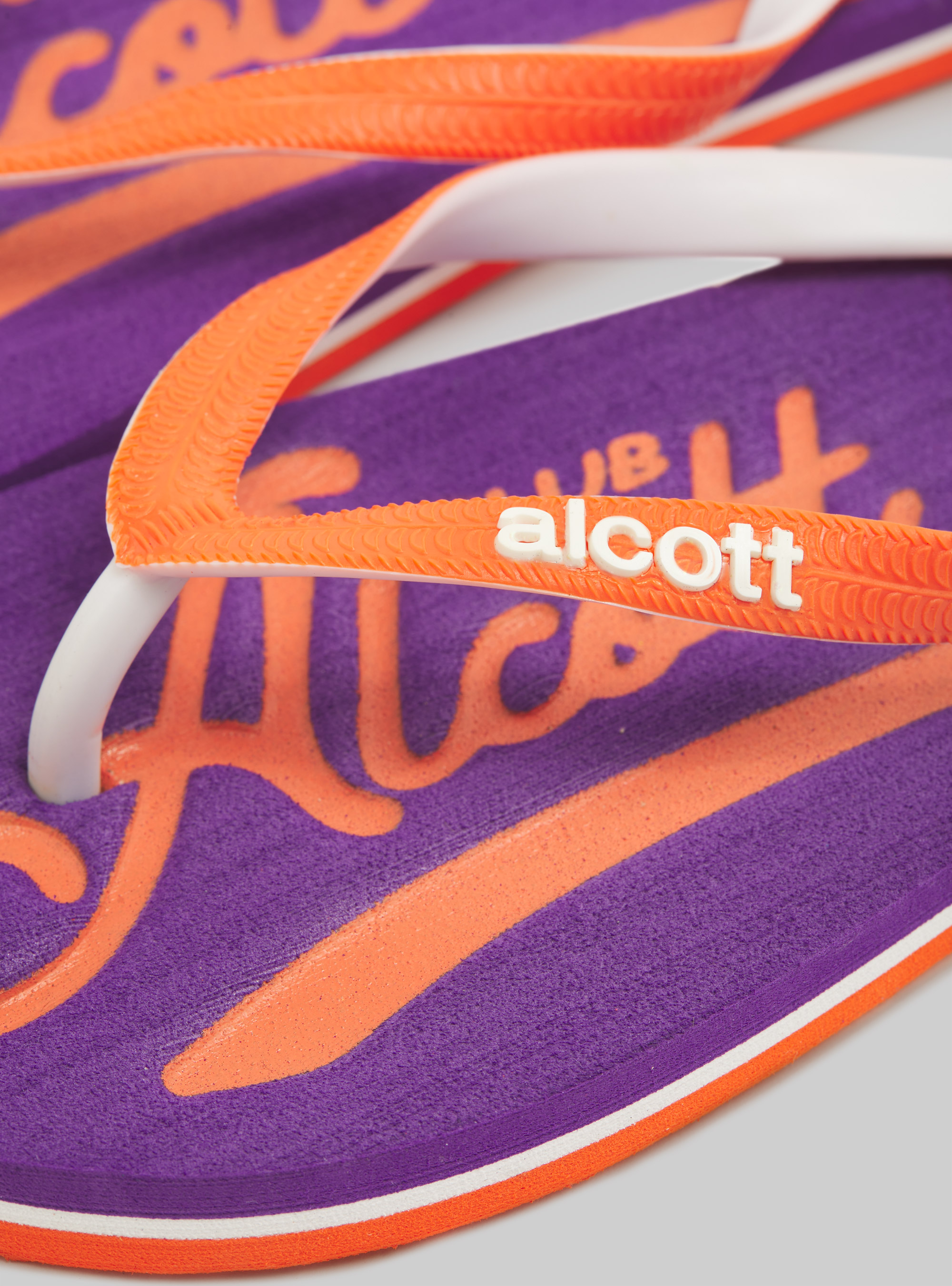 Flip-Flops mit Logo, C4453 PURPLE