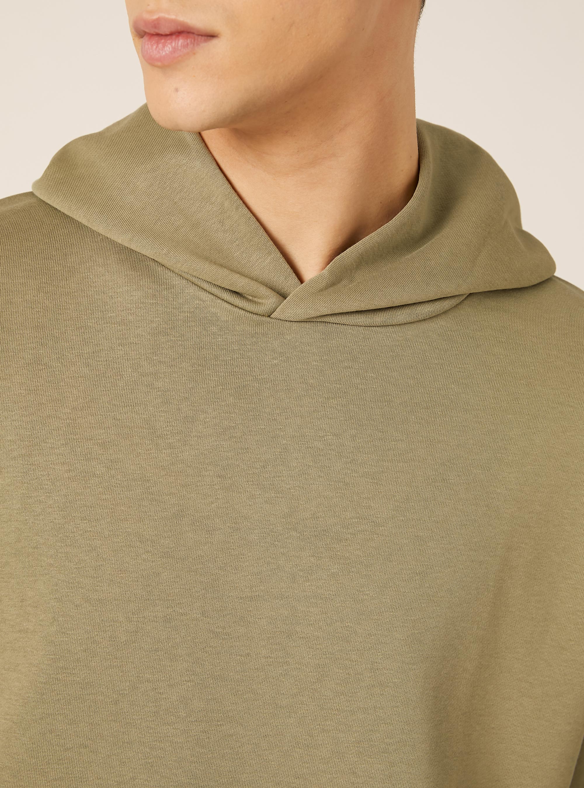 Boxy fit hooded sweatshirt, KY2 KAKY MEDIUM