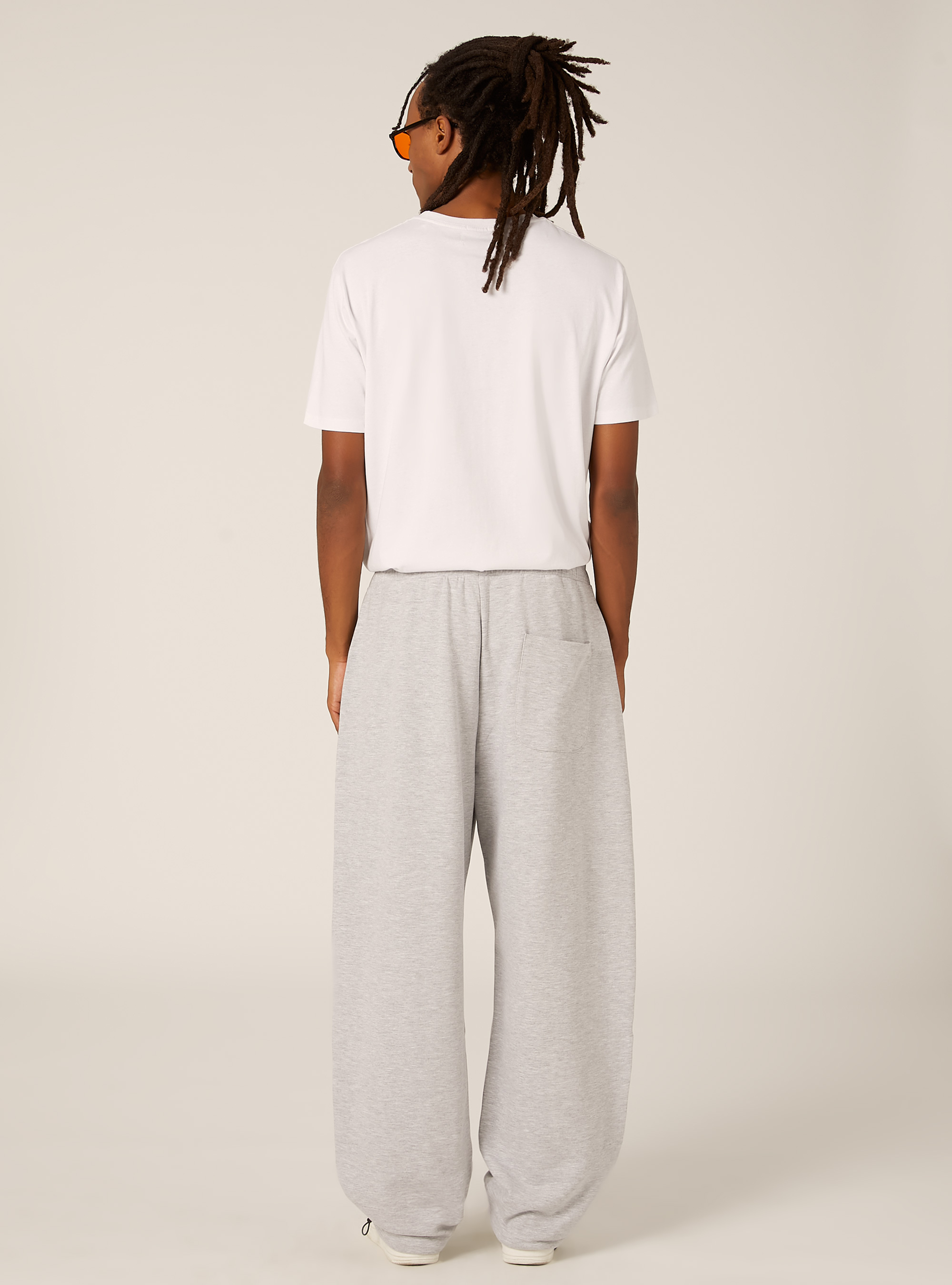 Pantalon jogger barrel soft touch, MGY2 GREY MEL MEDIUM