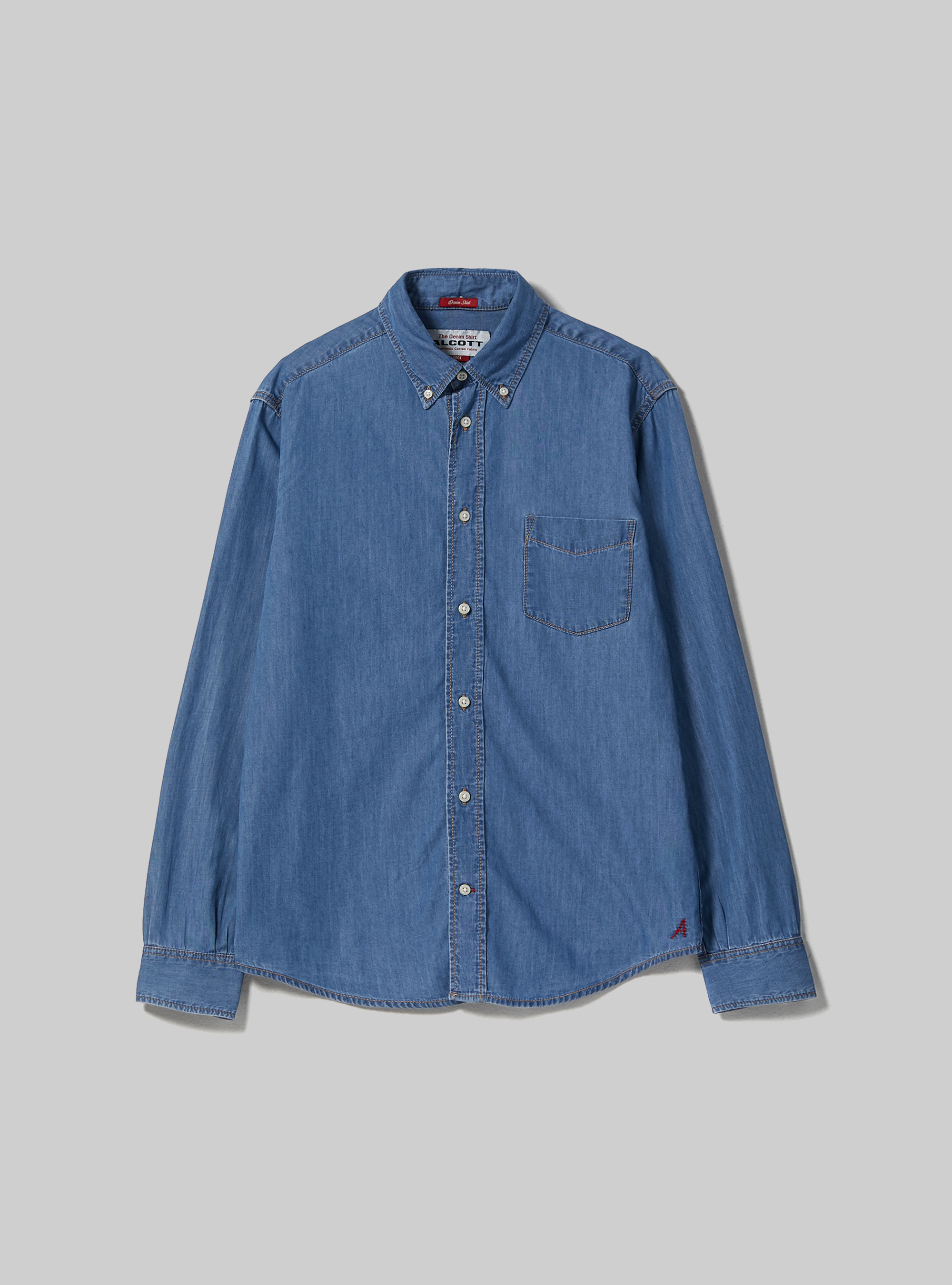 Chemise en jean, D003 MEDIUM BLUE