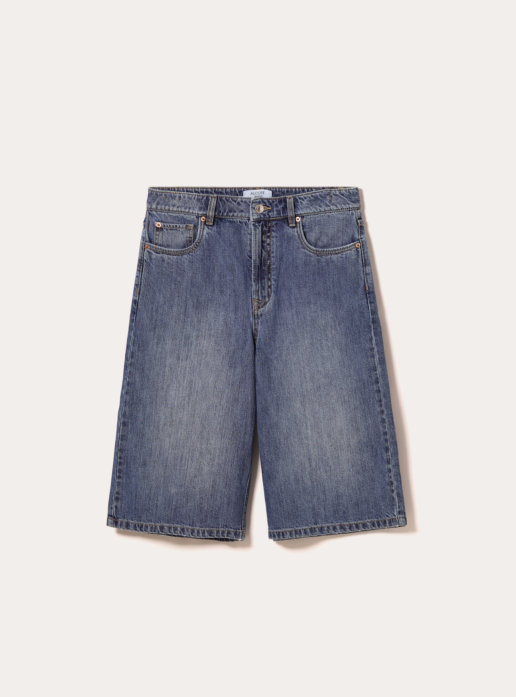 Denim jorts, D004 MEDIUM LIGHT BLUE