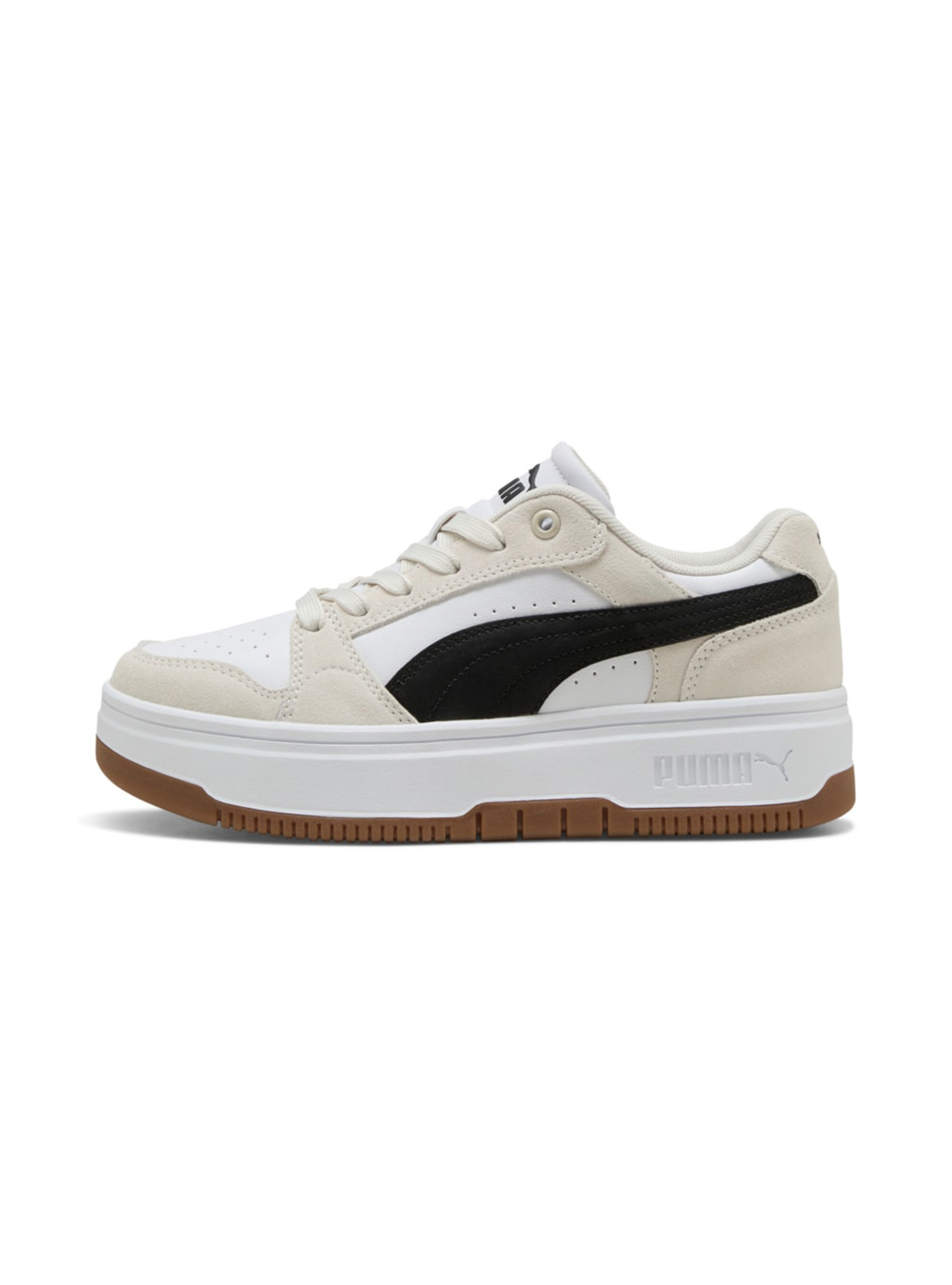 Rebound Femme Low Puma suede trainers, WH2 WHITE