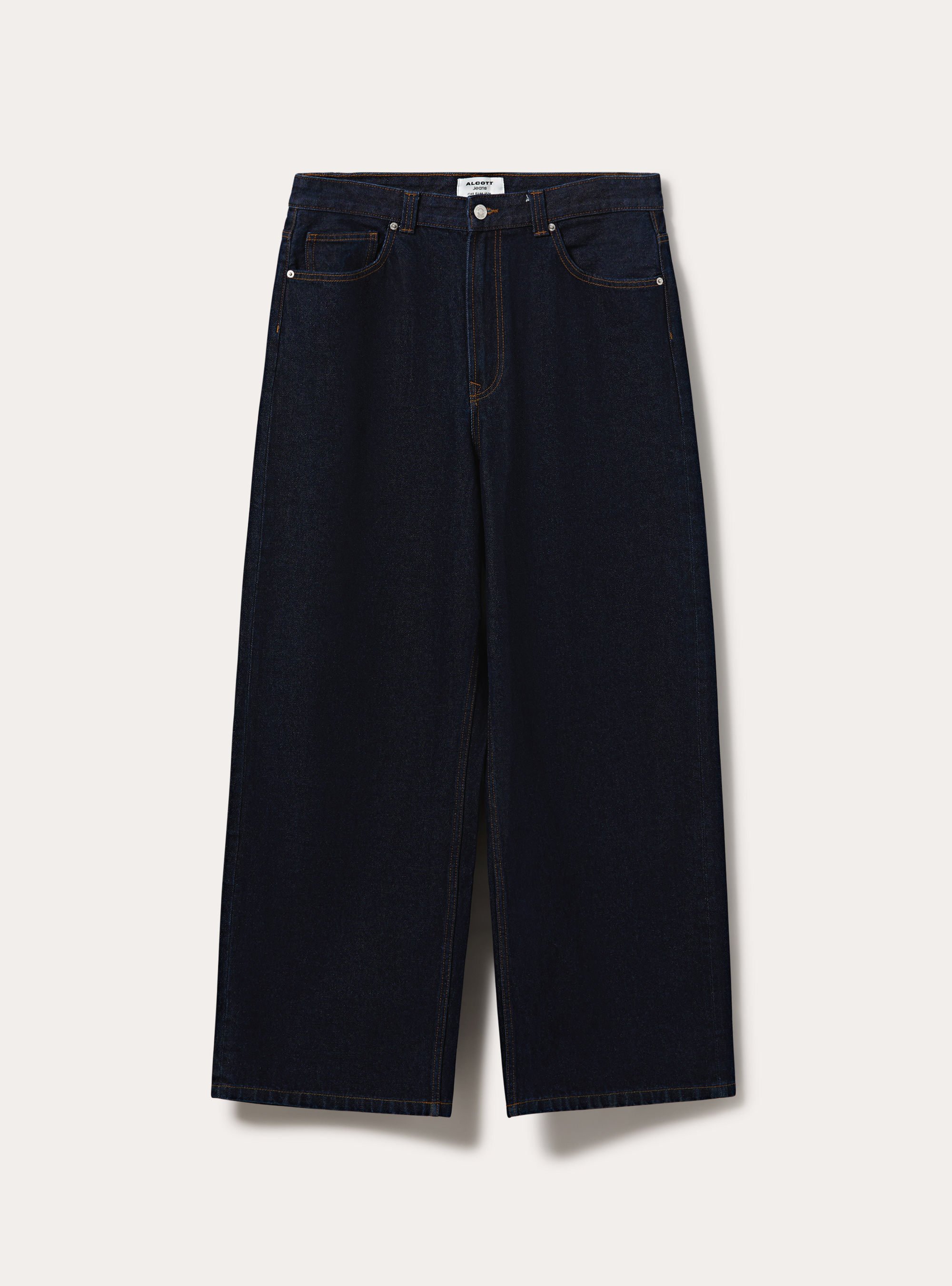 Jeans super baggy, D001 DEEP BLUE