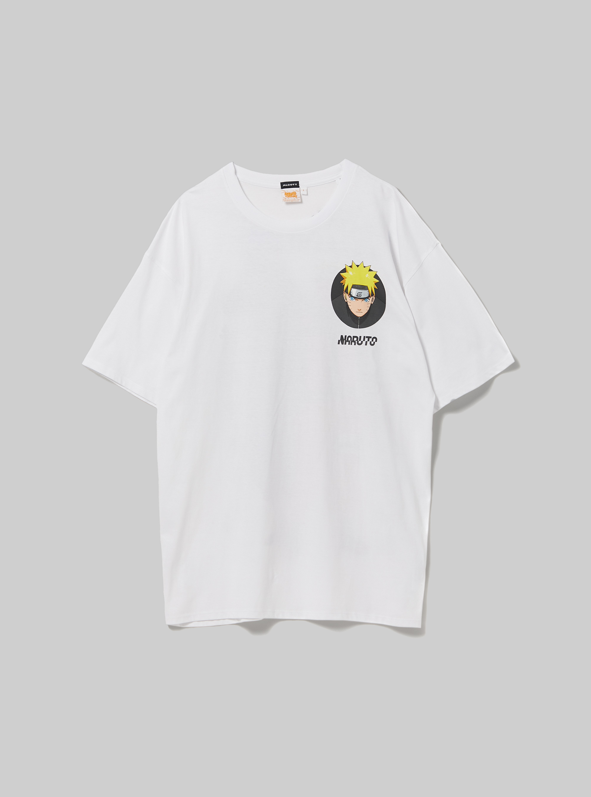 Naruto / Alcott T-shirt, WH3 WHITE