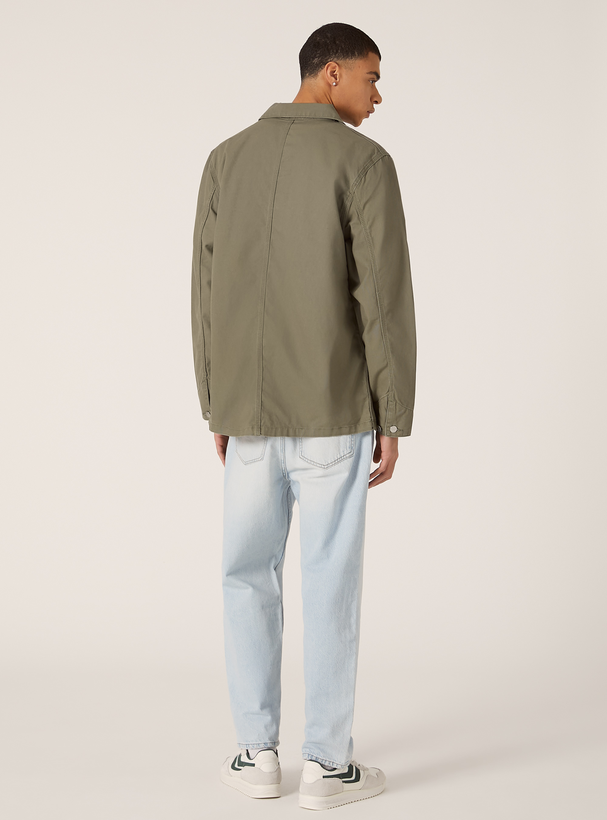 Canvas jacket with pockets, KY2 KAKY MEDIUM