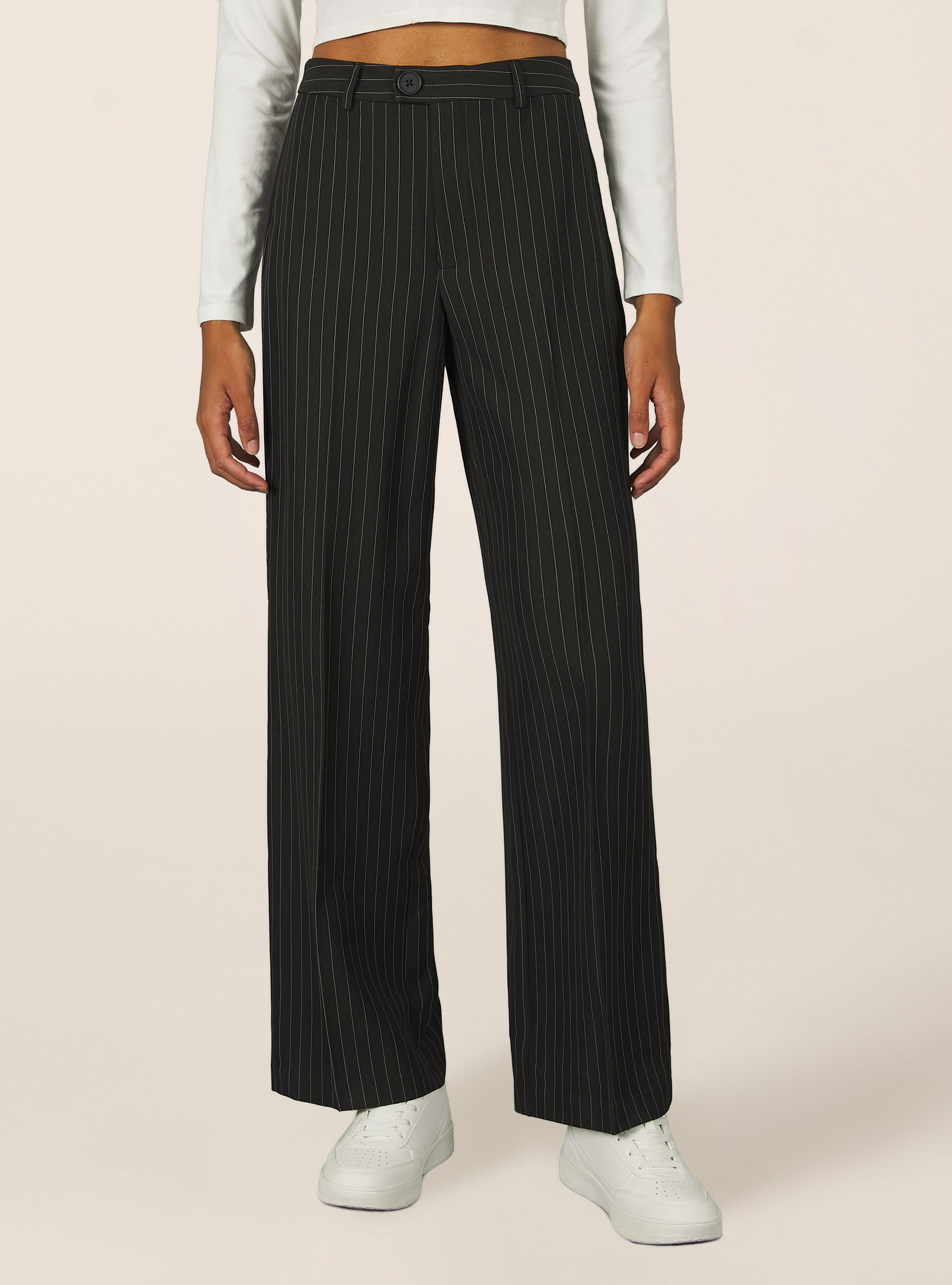 Pantaloni tailoring dritti, MULTICOLOR