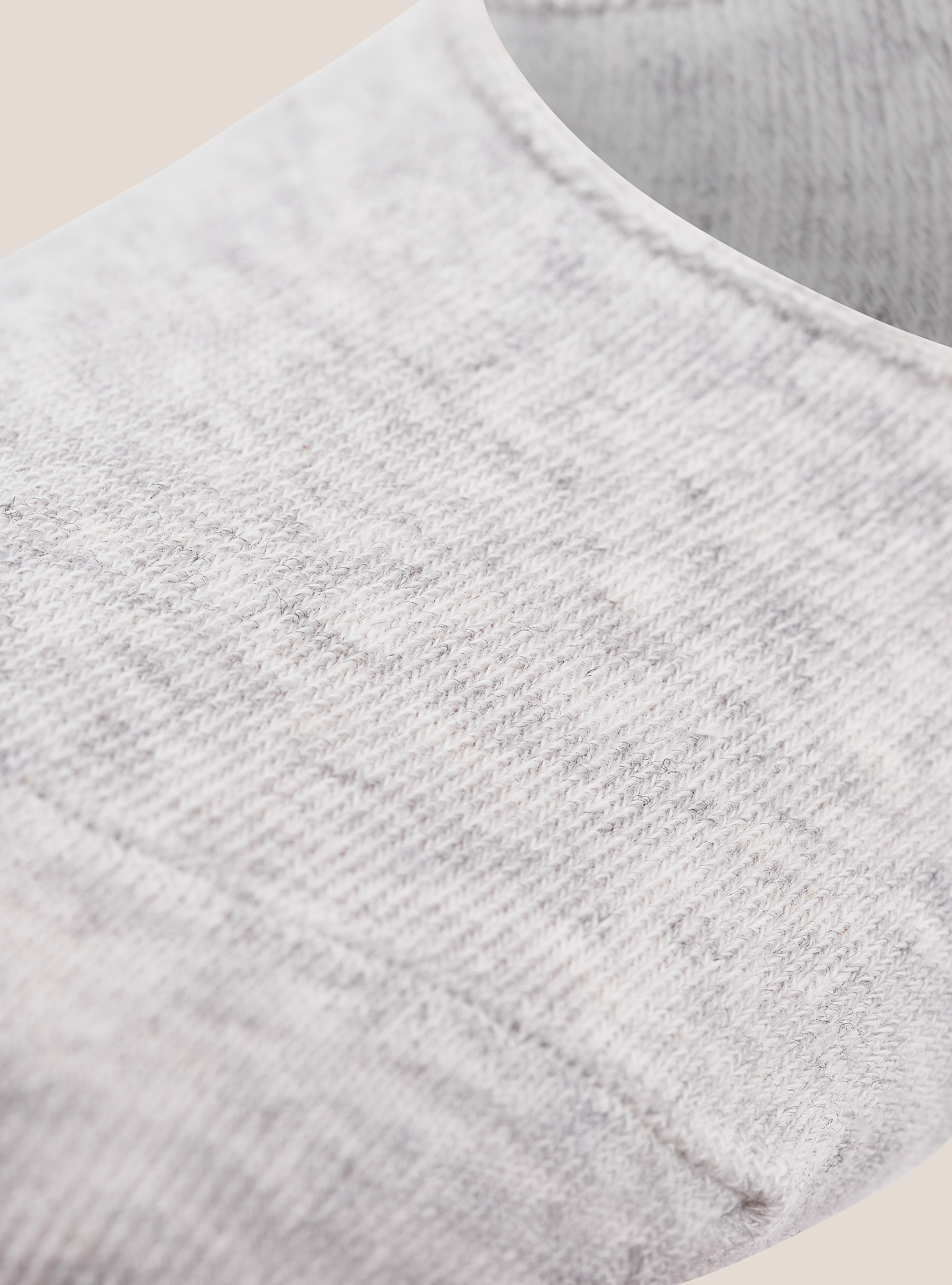 Set 3 pairs of footsies socks, GREY MELANGE