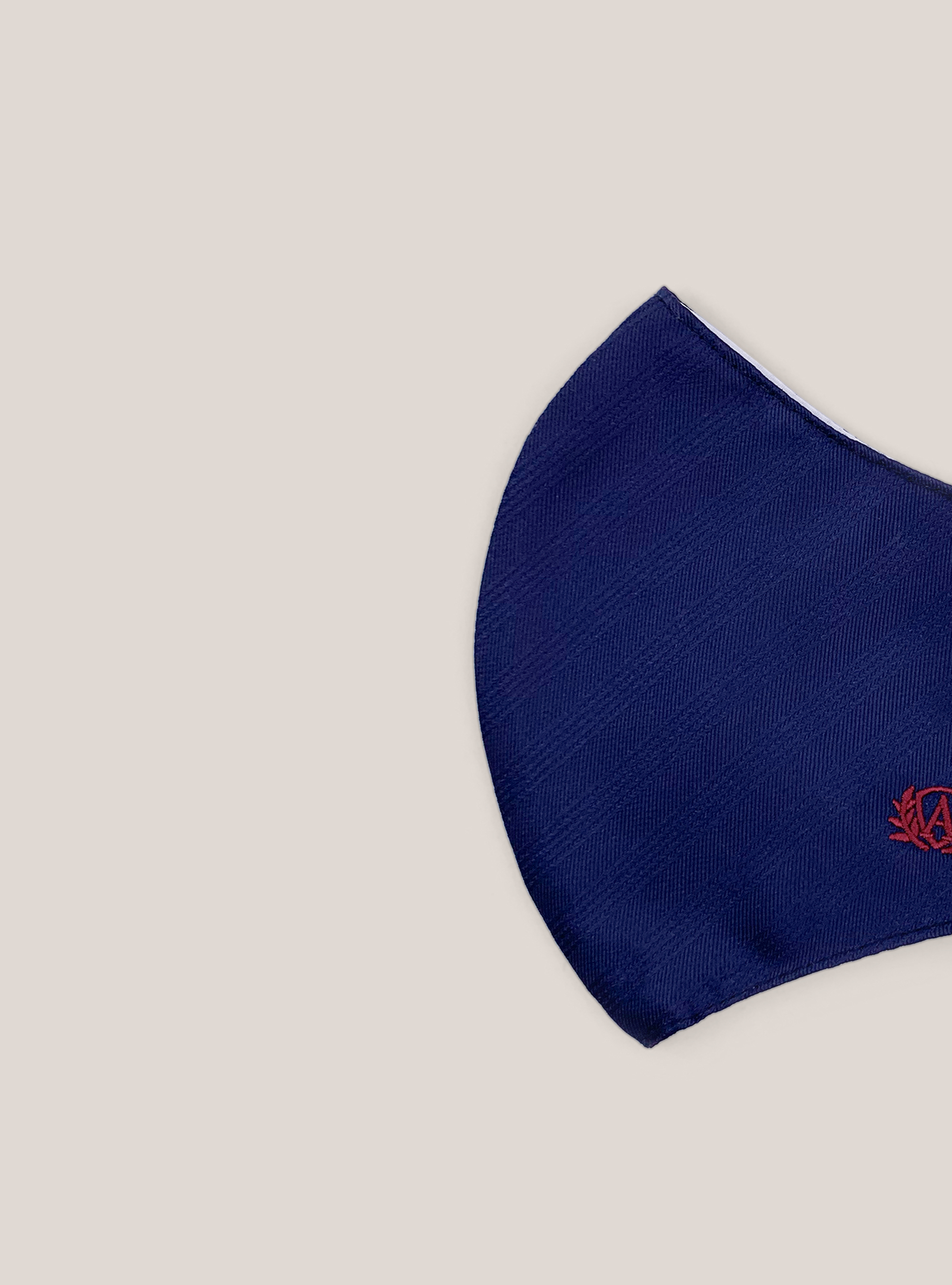 Einfacher Maskenbezug mit Logo, C2282 NAVY