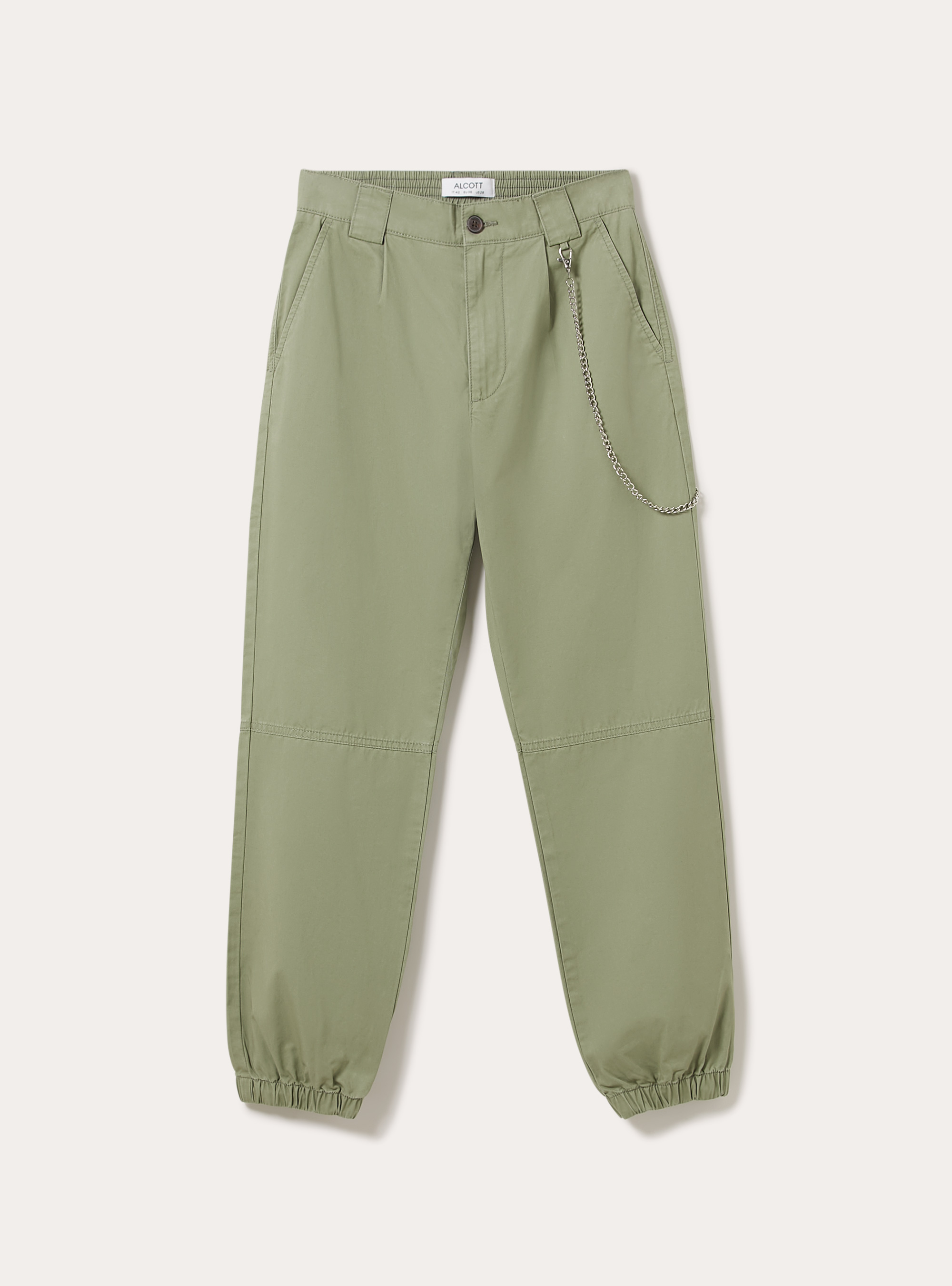 Pantaloni jogger con catena, KY2 KAKY MEDIUM
