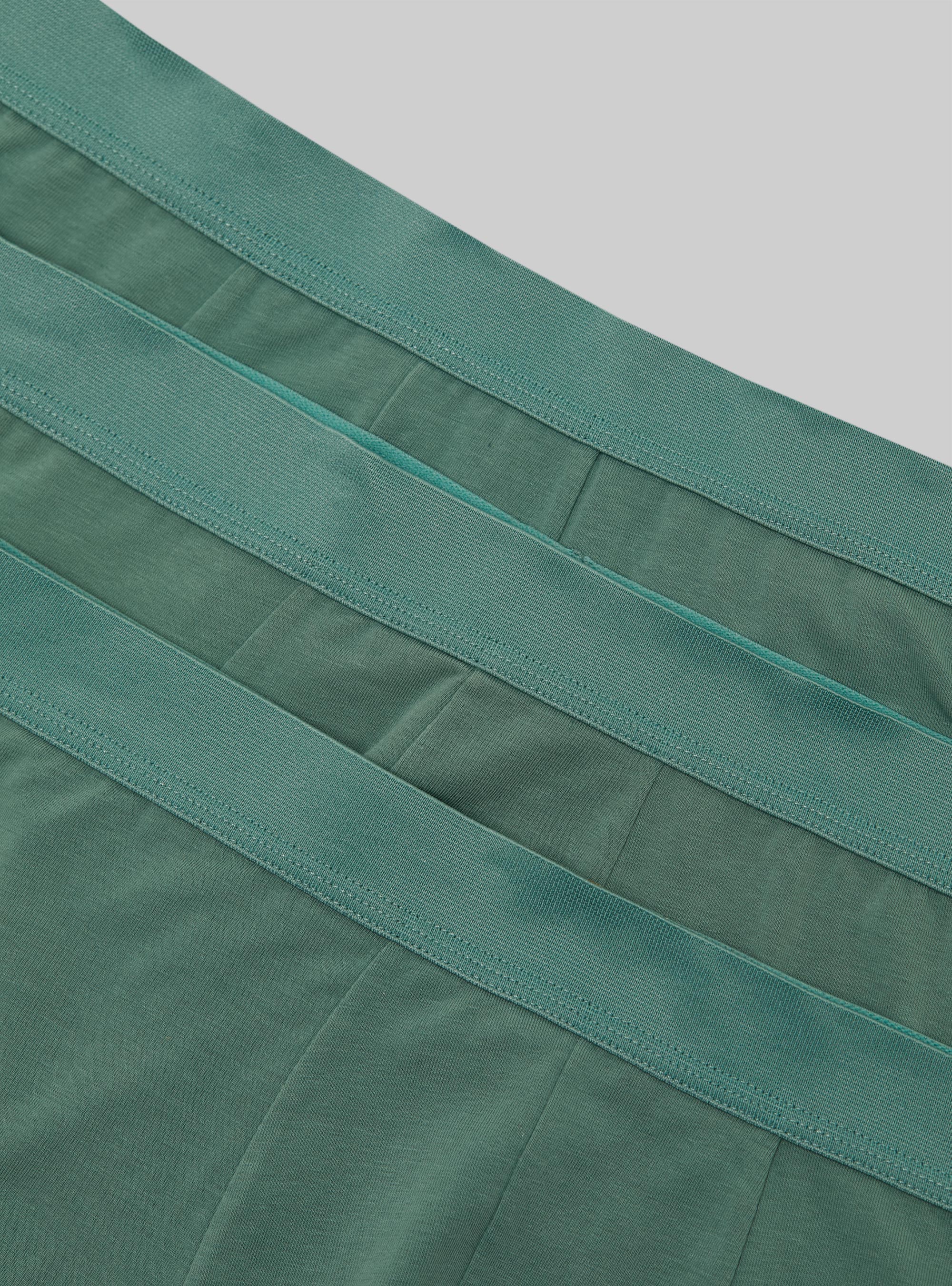 Set of 3 stretch cotton boxer shorts, KY3 KAKY LIGHT