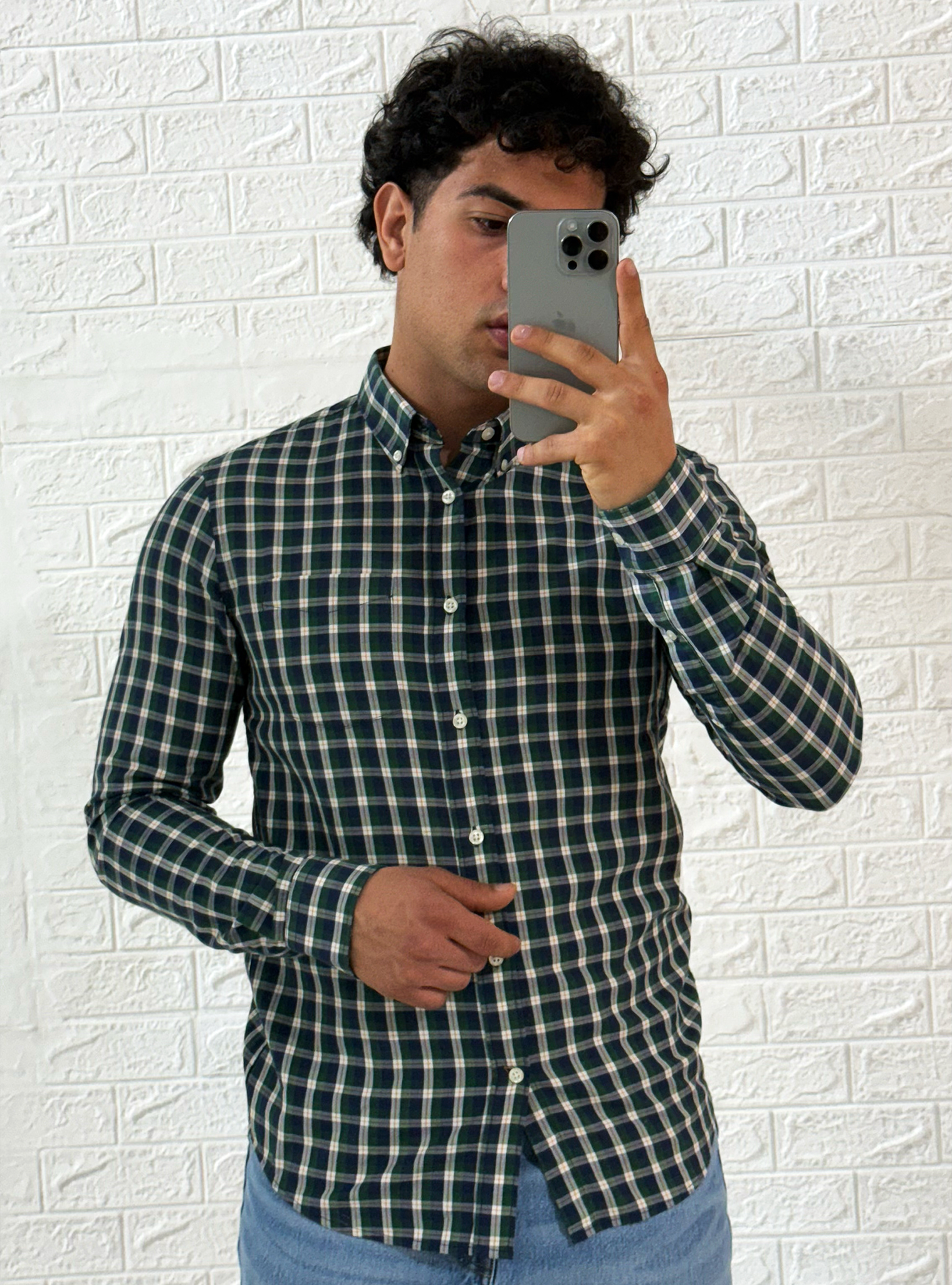 Checked shirt, CHECK
