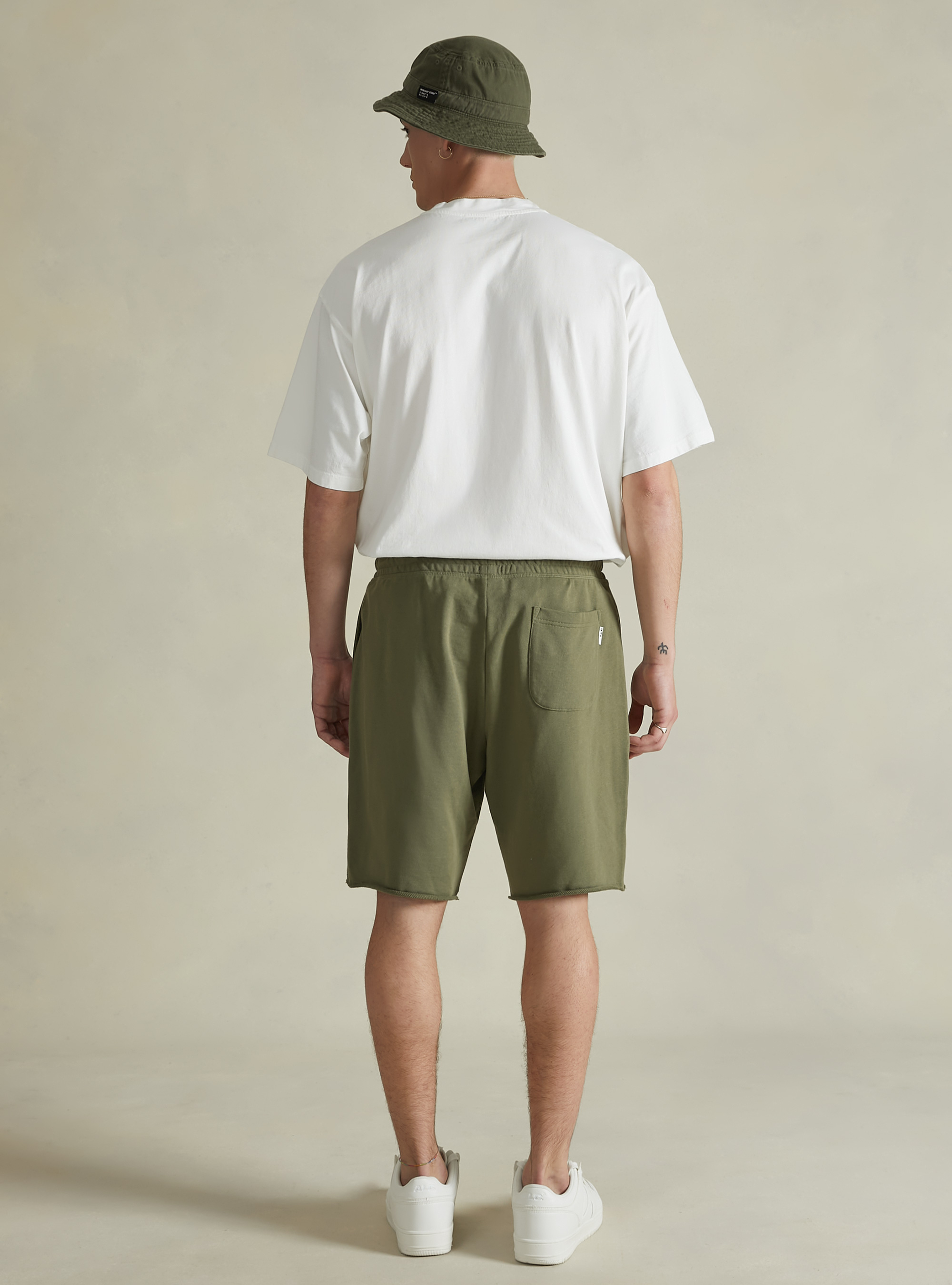 Bermuda jogger en coton, KY2 KAKY MEDIUM