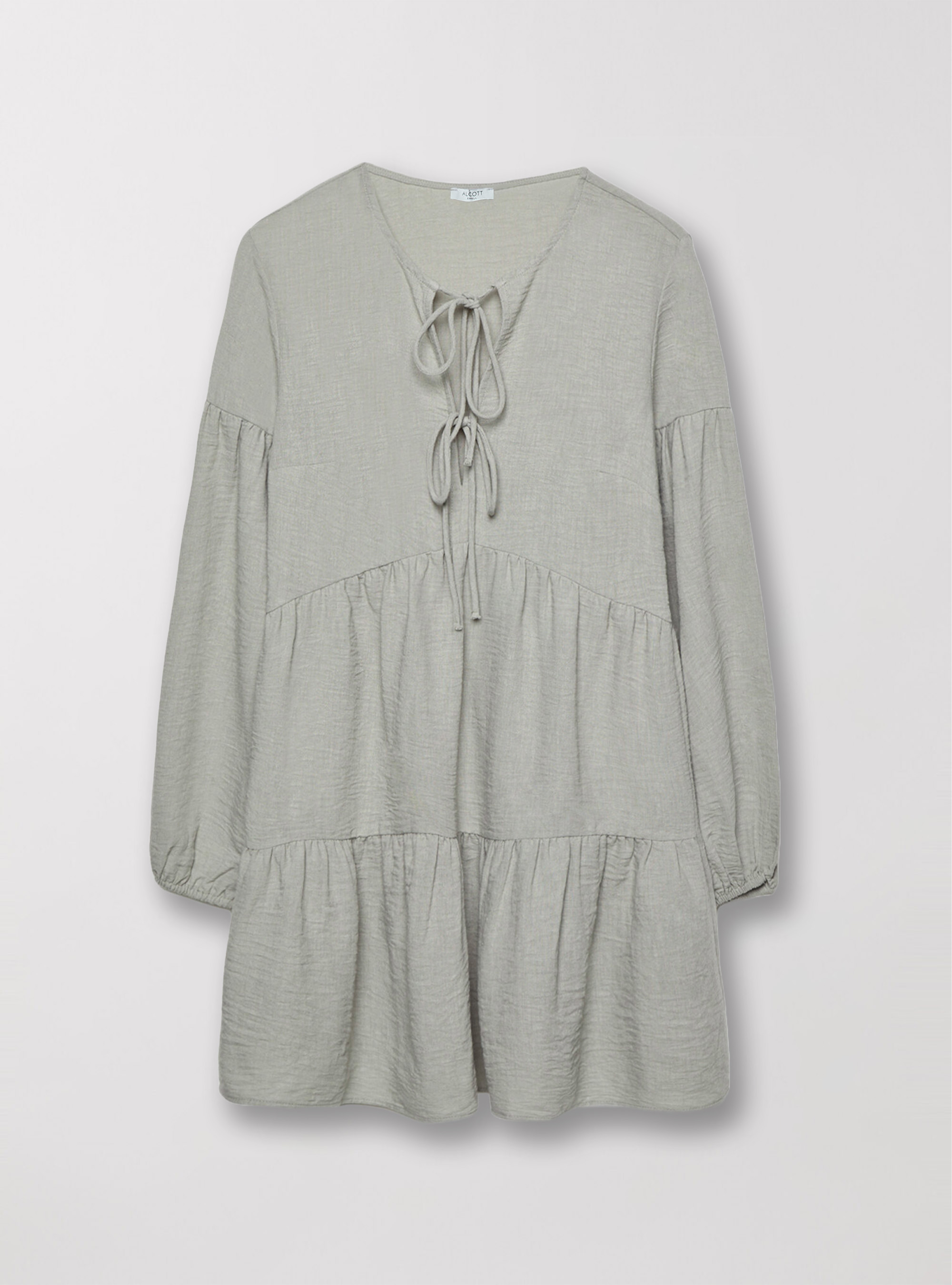 Soft dress with ties, KY3 KAKY LIGHT