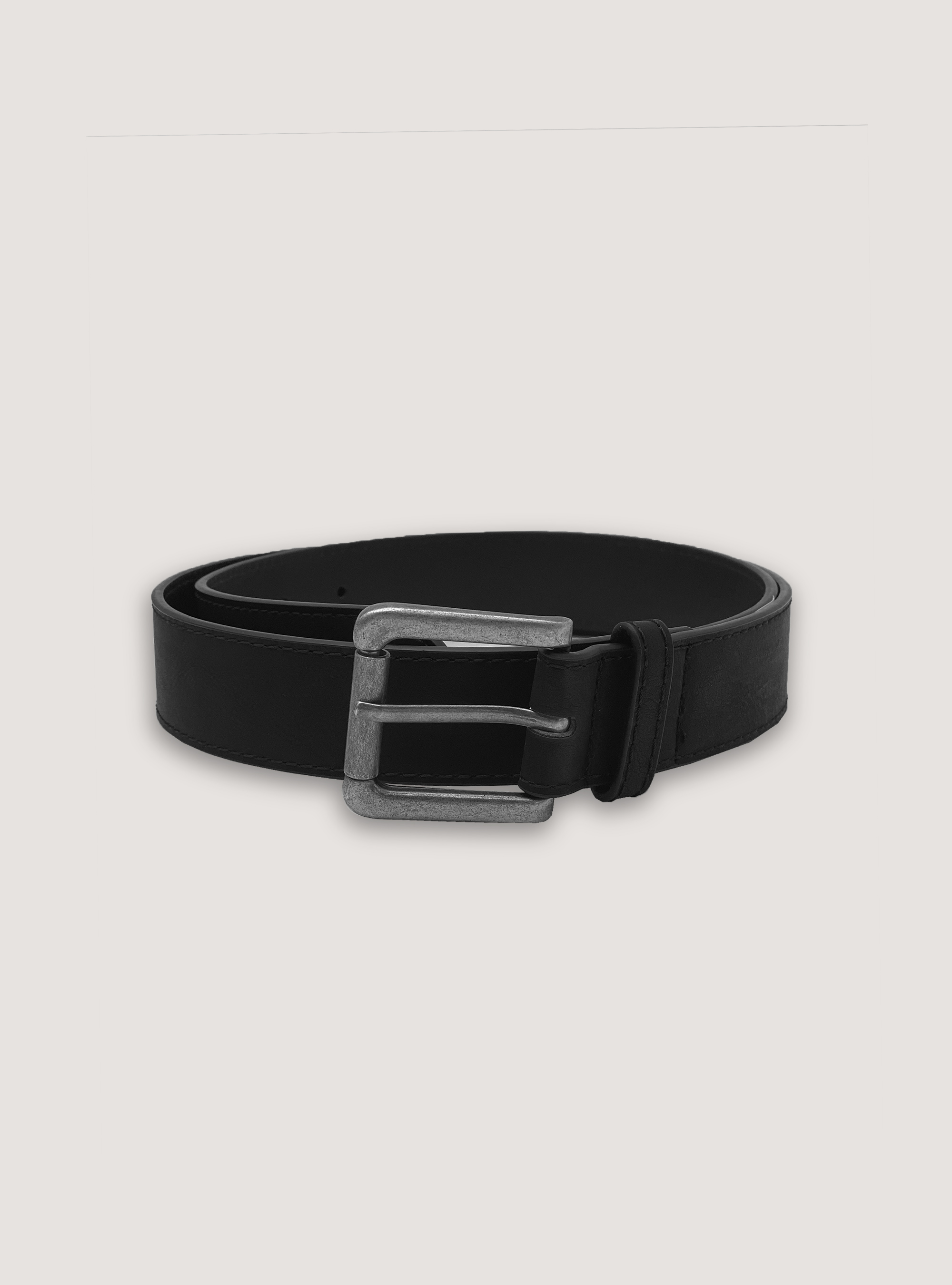 Cintura in effetto pelle, BLACK