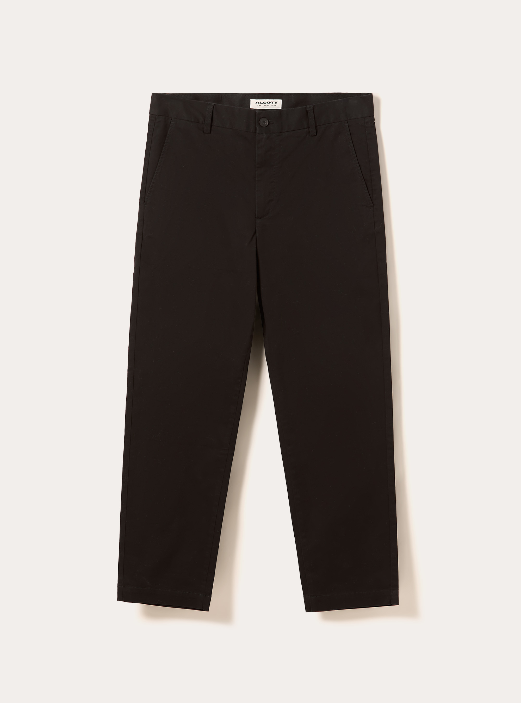 Slim Fit Chino-Hose aus Stretch-Twill, BK1 BLACK
