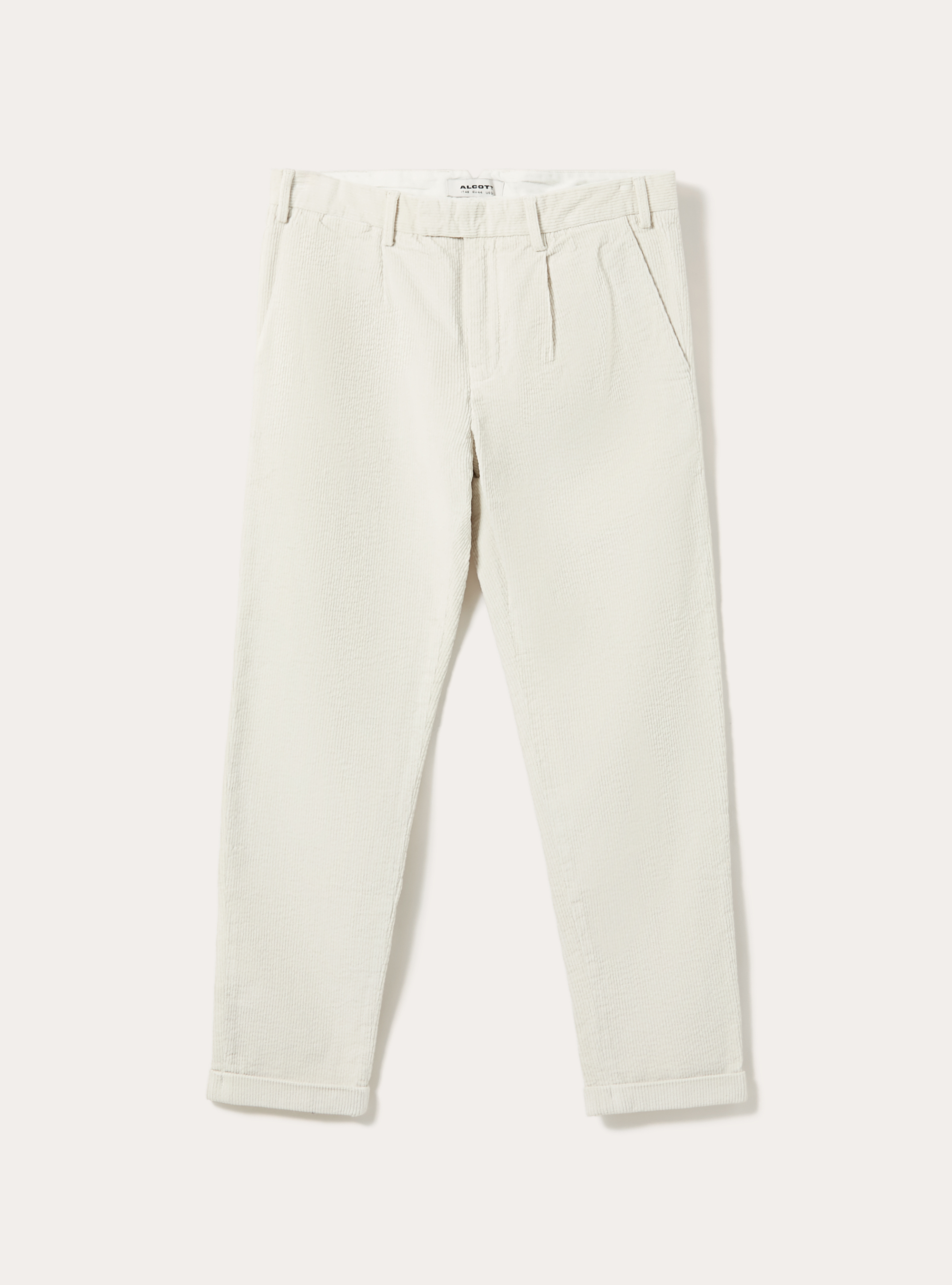 Pantaloni chino in velluto a coste, WH1 OFF WHITE