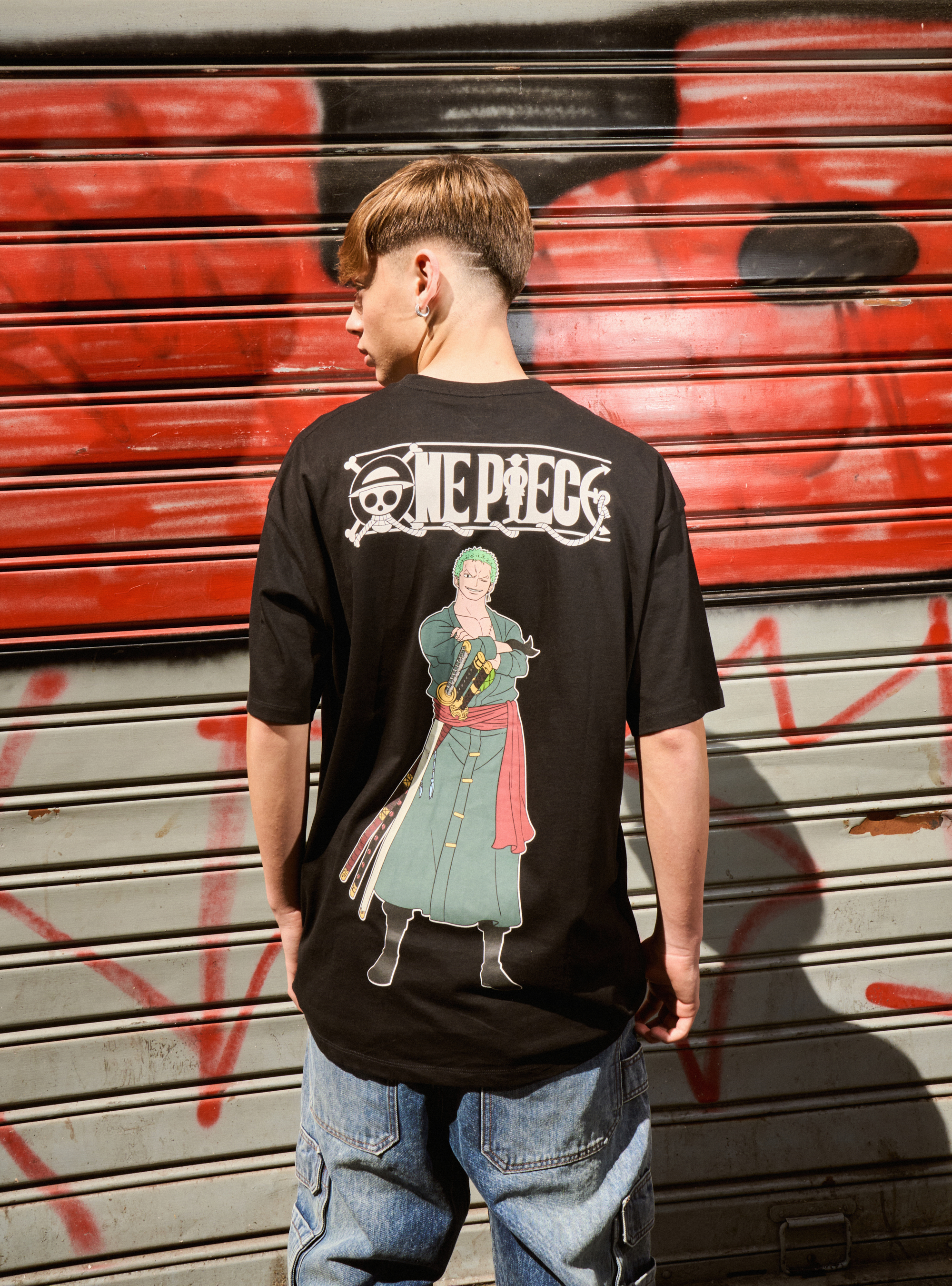 Maglietta One Piece / Alcott oversize, BK1 BLACK