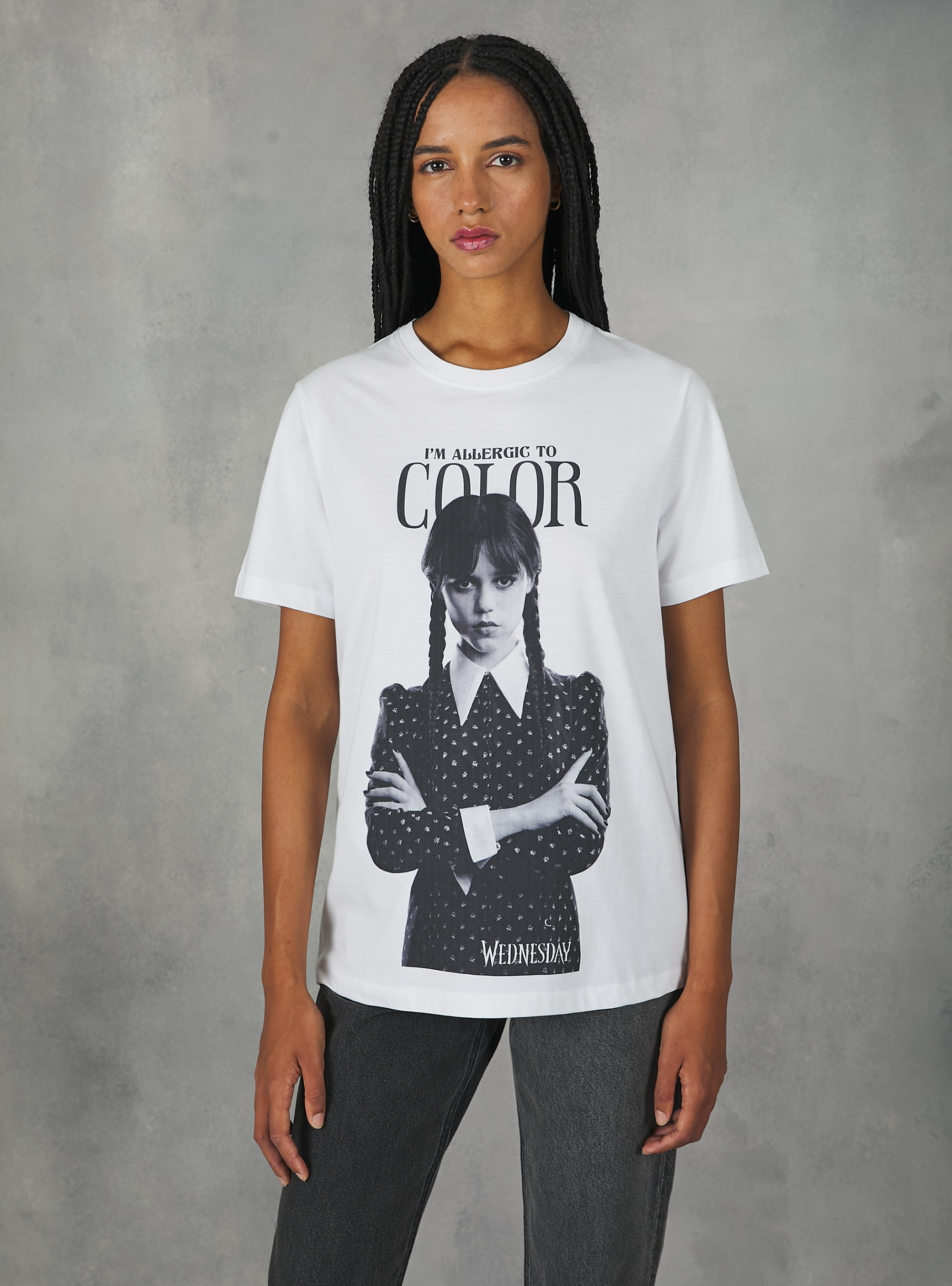 Camiseta Wednesday / Alcott, WH3 WHITE