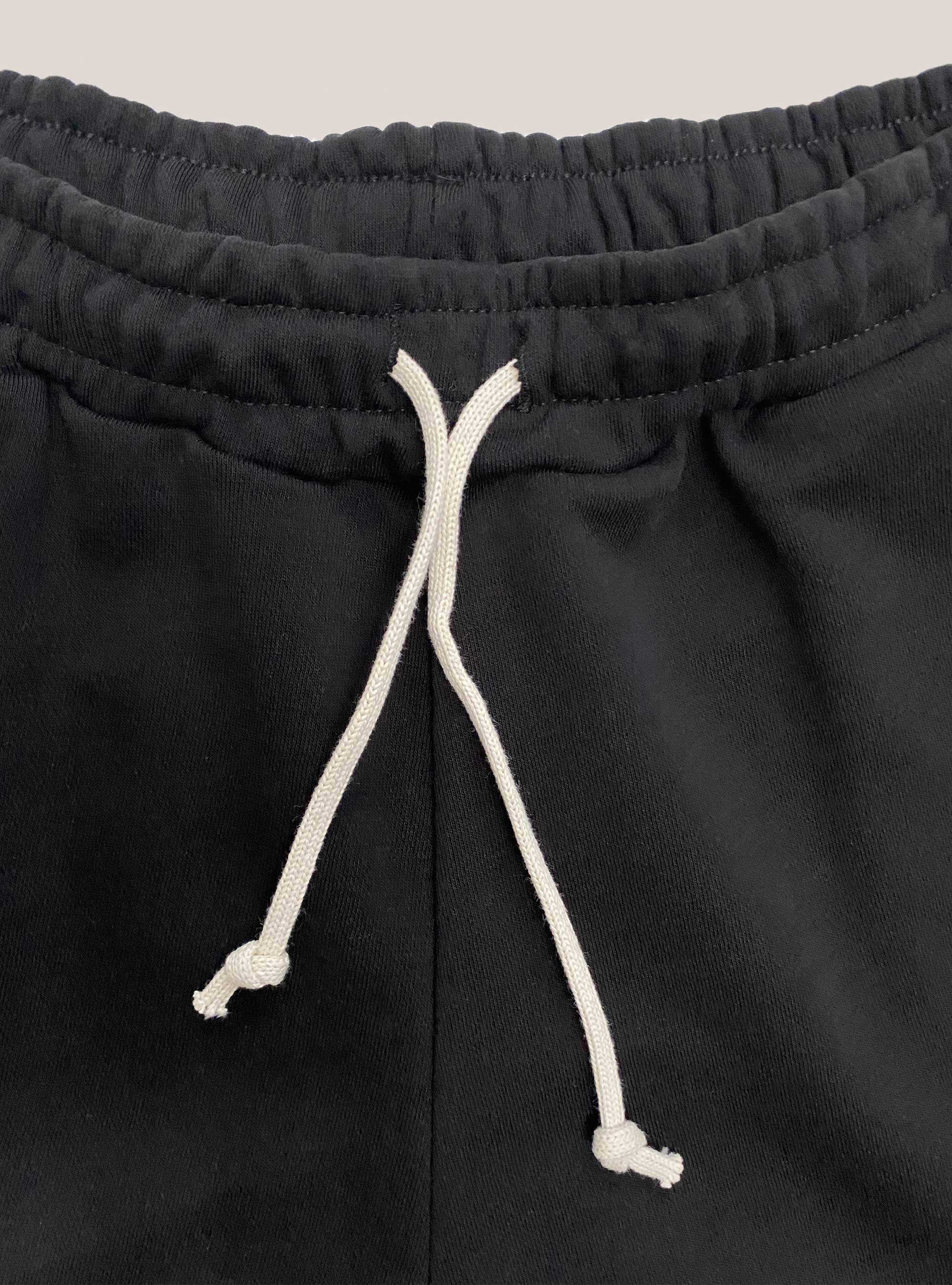 Joggershorts aus Baumwolle, C101 BLACK