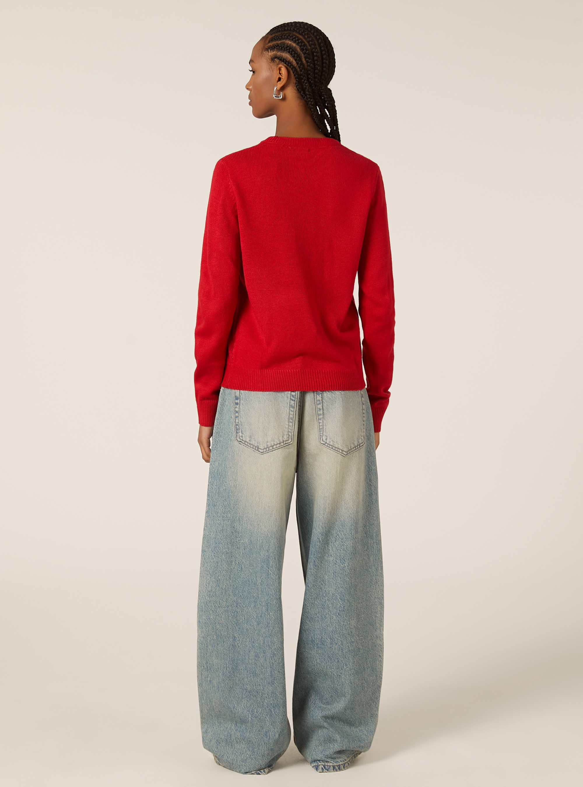 Peanuts x Christmas Alcott Collection pullover, RD2 RED MEDIUM