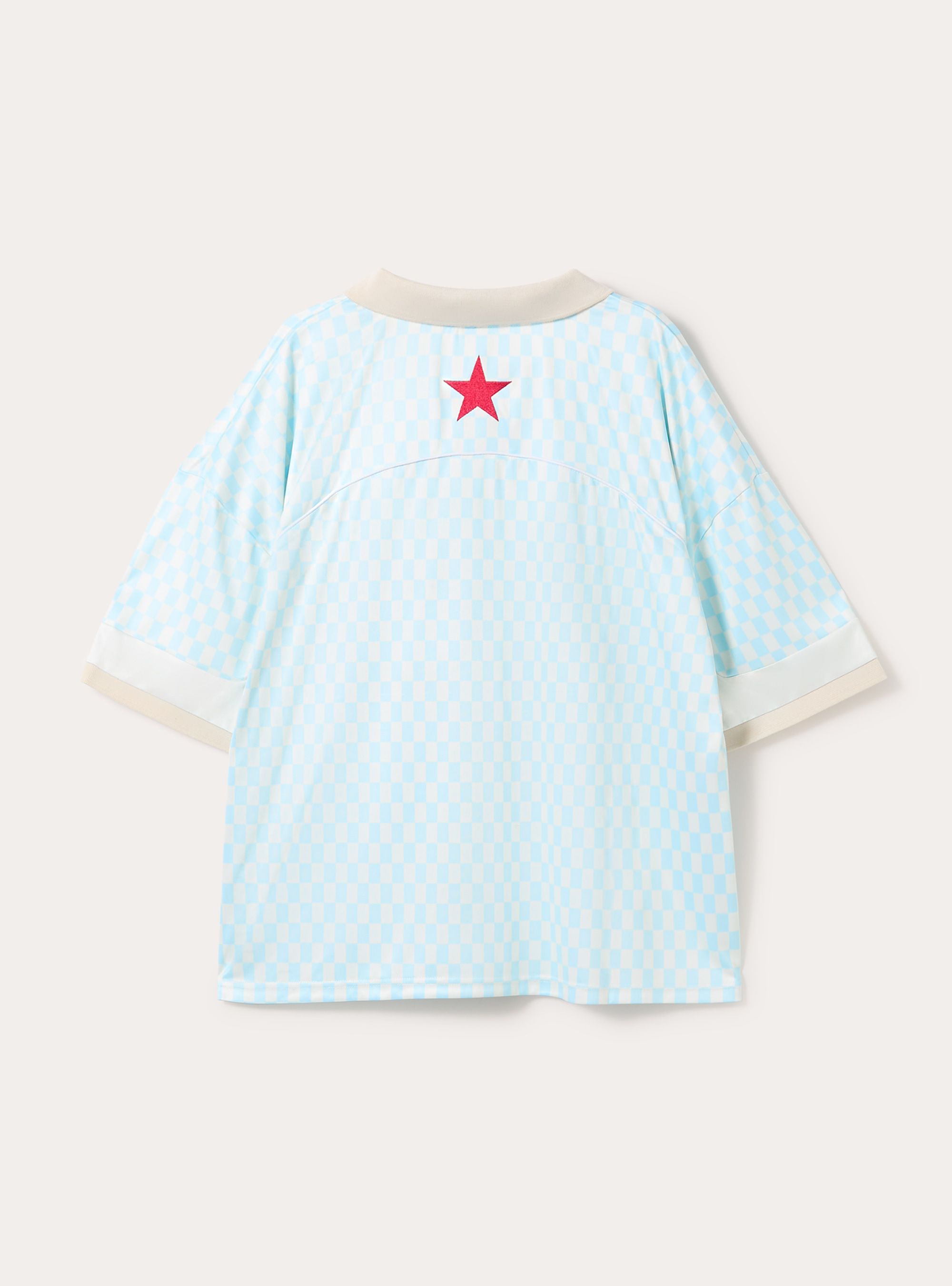 Polo-Shirt mit Art Studio Print, AZ3 AZURE LIGHT