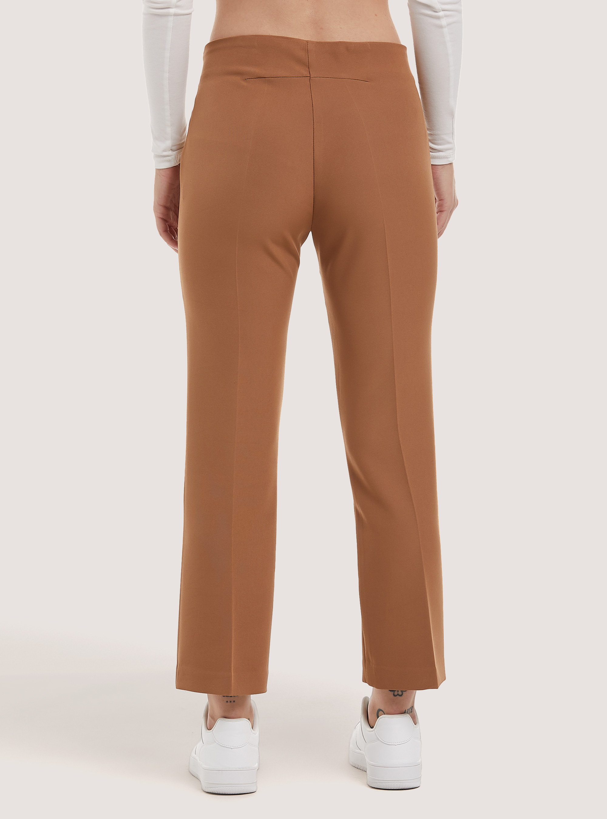 Pantaloni cropped Made in Italy, BG2 BEIGE MEDIUM