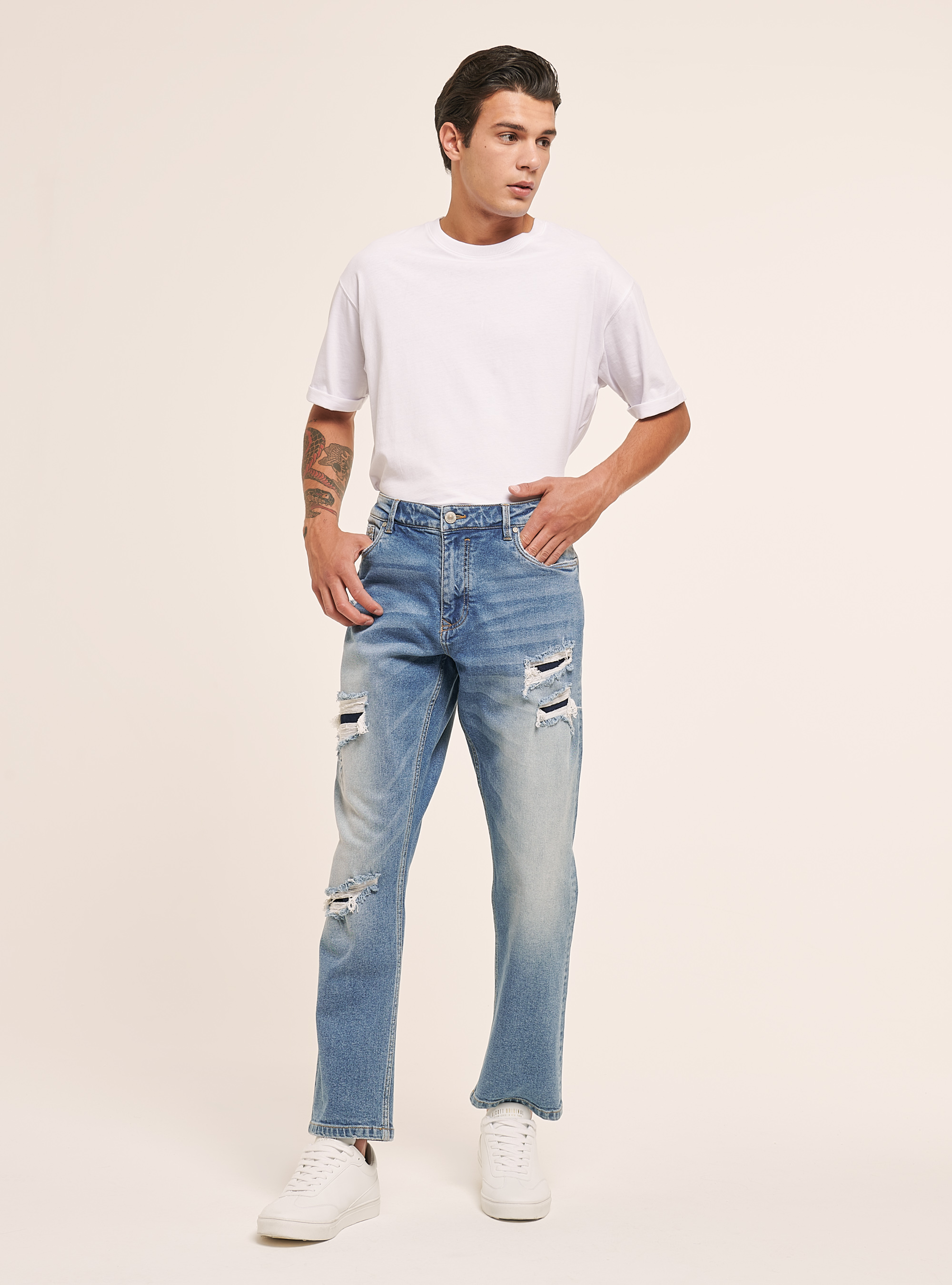 Jeans slim fit, BLUE