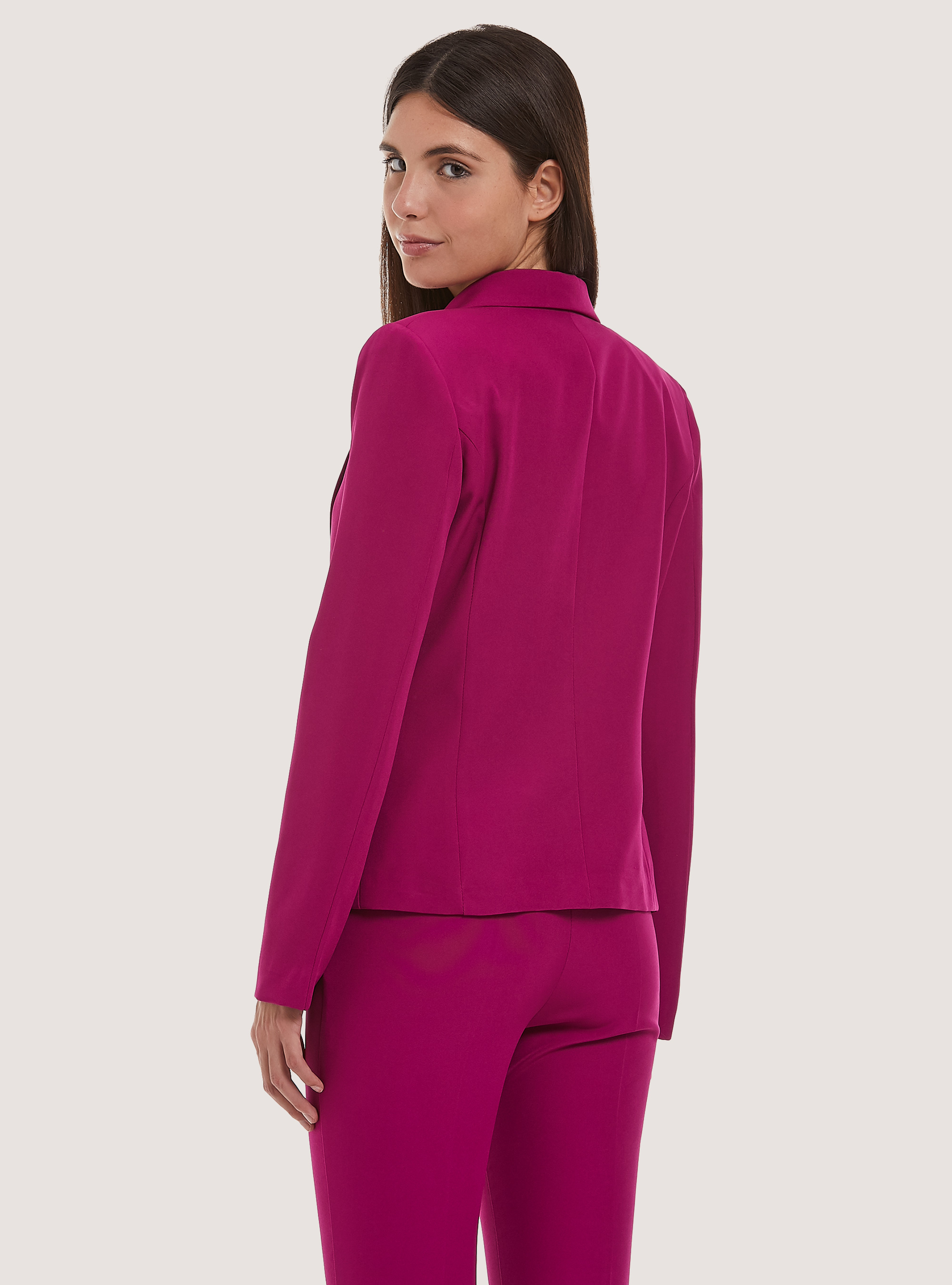 Fuchsia + Orange Split Blazer main image 1
