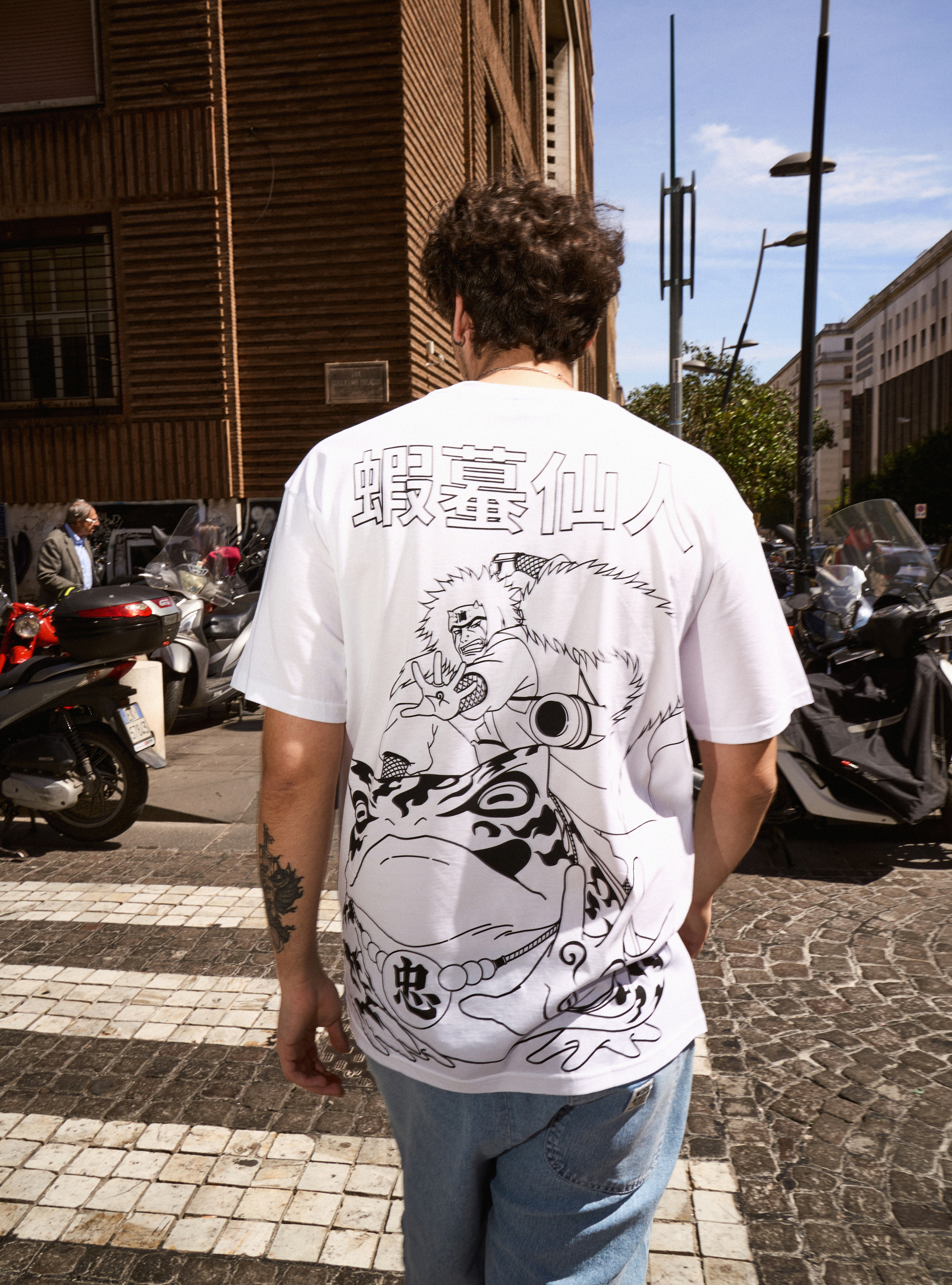 Maglietta Naruto / Alcott oversize, WH3 WHITE