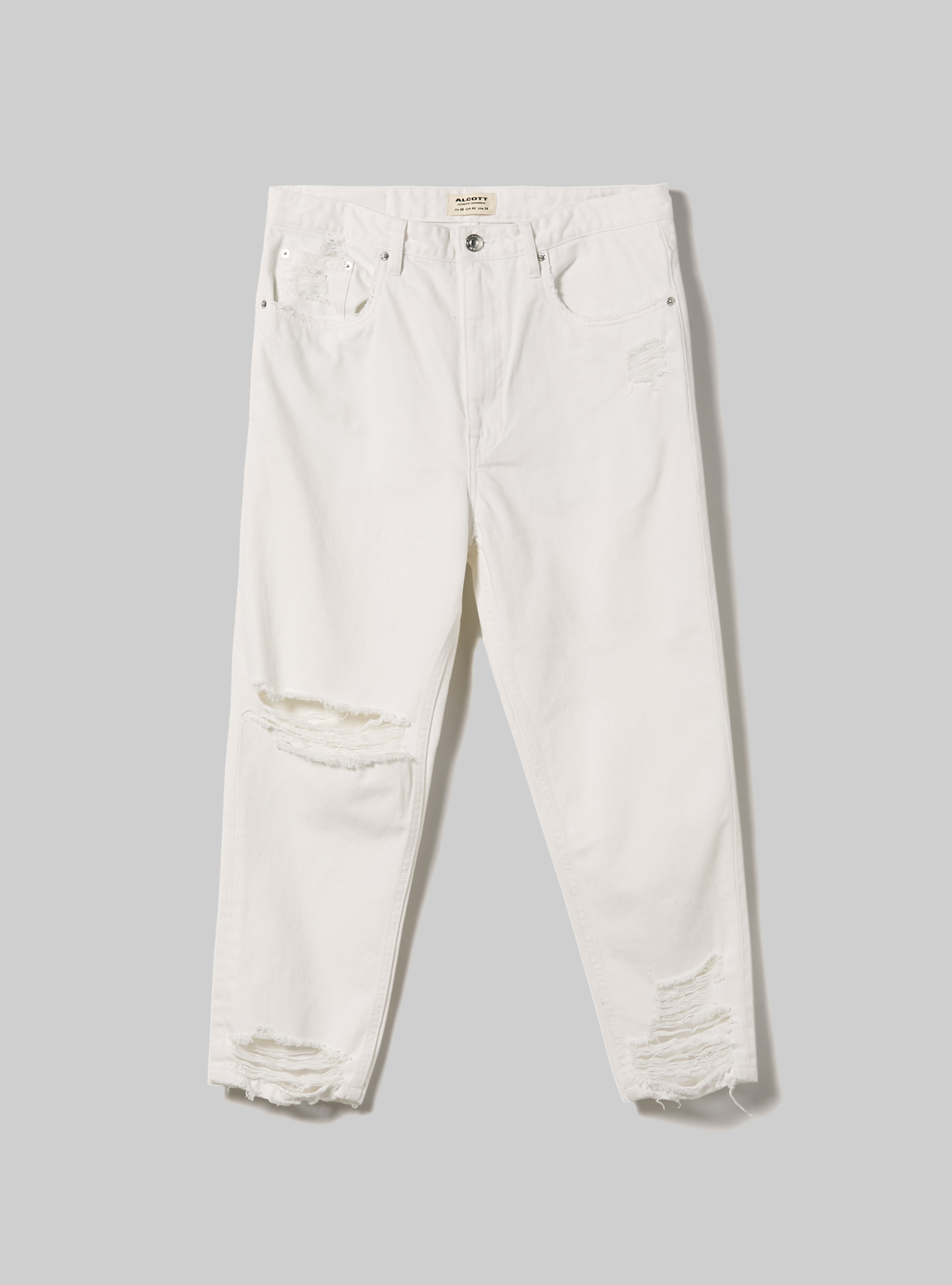 Carrot fit jeans, D099 WHITE