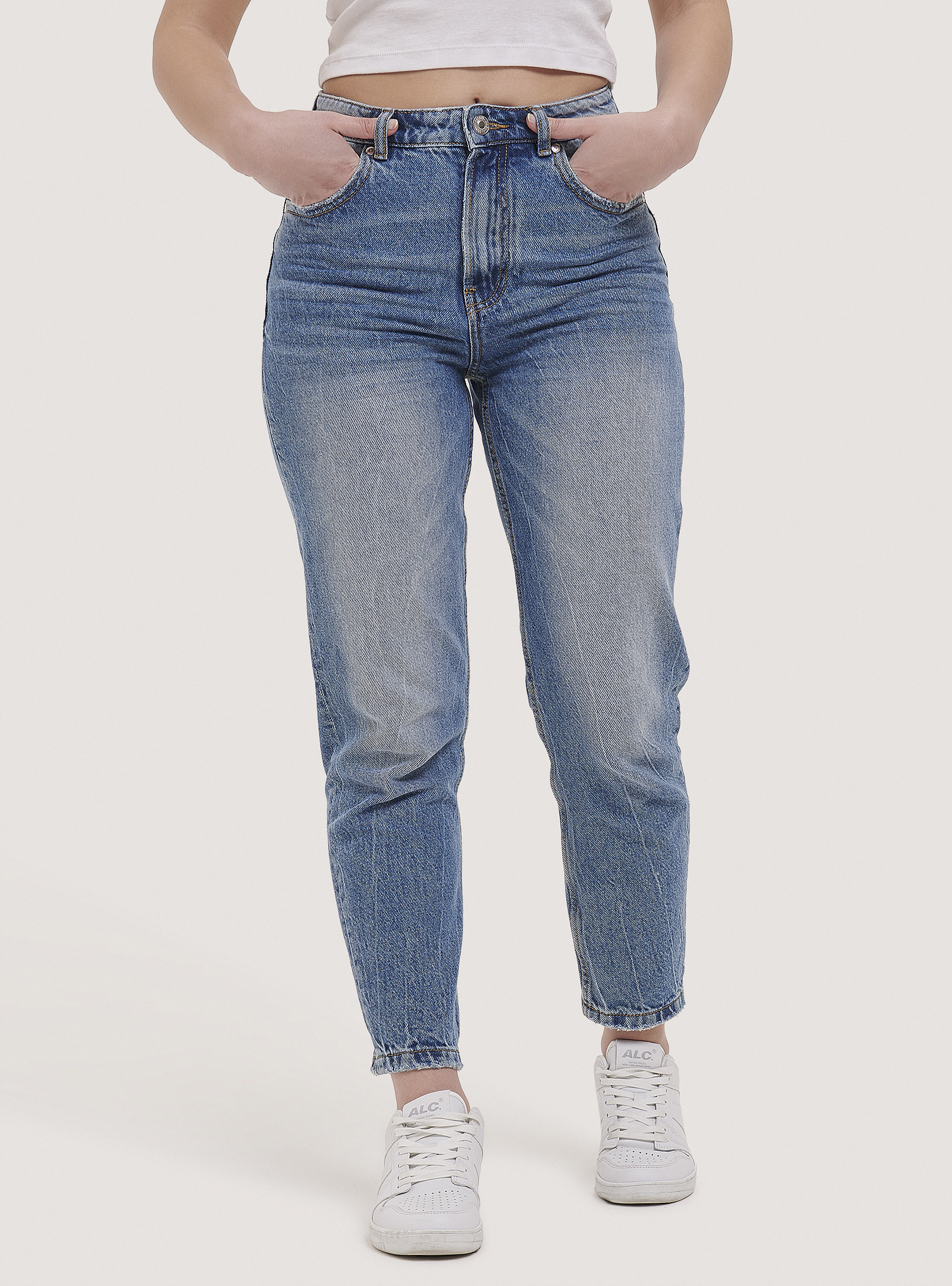 Jeans Donna Alcott Grigio Scuro Dames Kleding Spijkerbroeken Ripped jeans Alcott Ripped jeans 